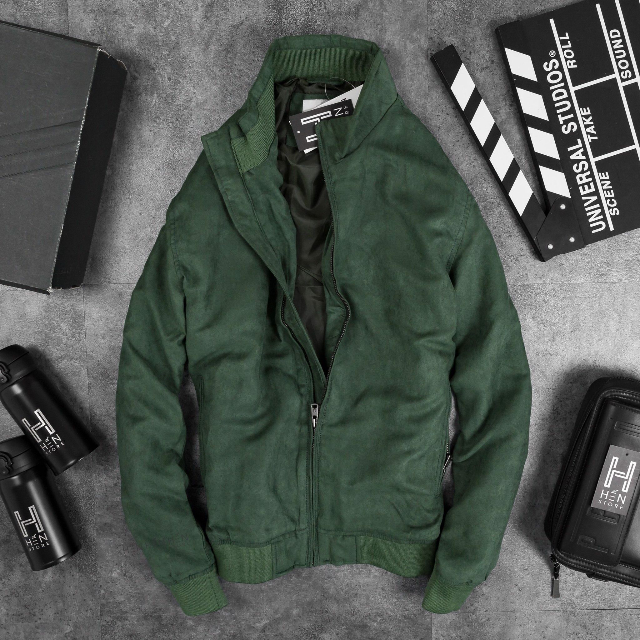 Áo Bomber Da Lộn MG 3M