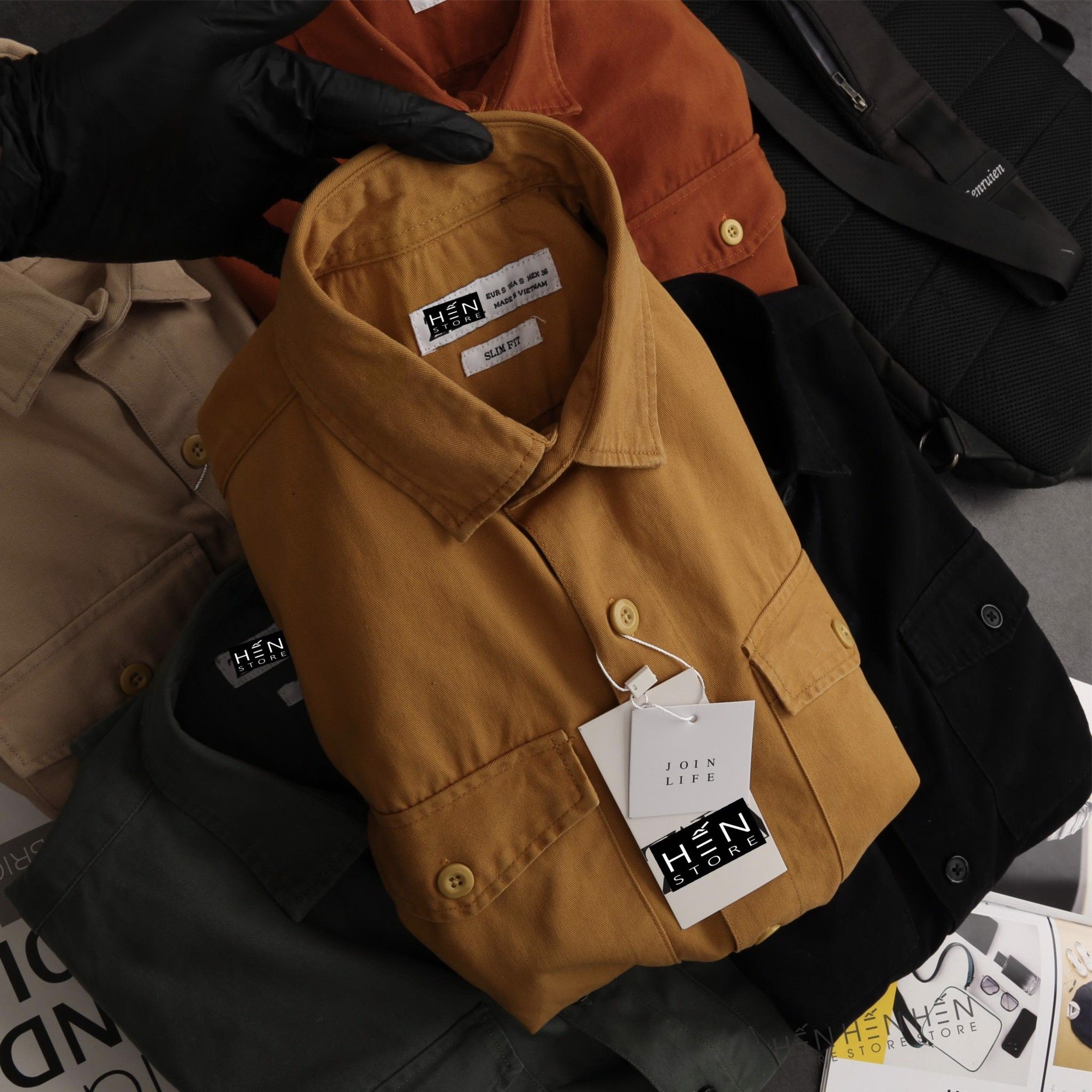Áo Denim ZR 2 Túi 5M