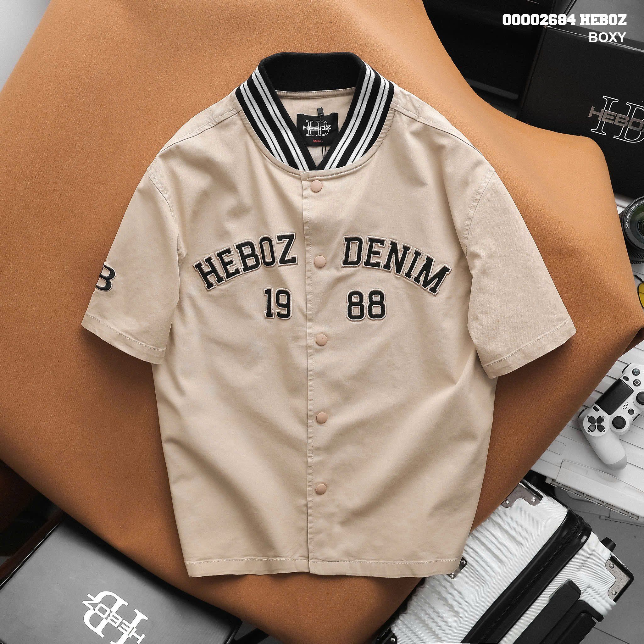 Áo sơ mi nam Heboz baseball 1988 3M - 00002684