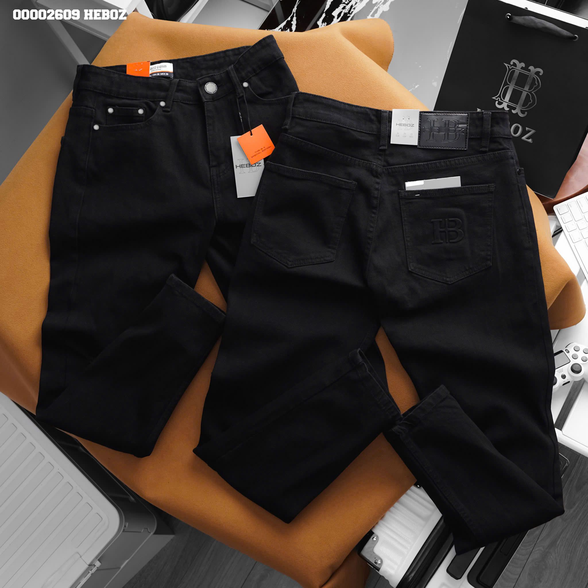 Quần jean nam form slim rách gối D004 - 00002609
