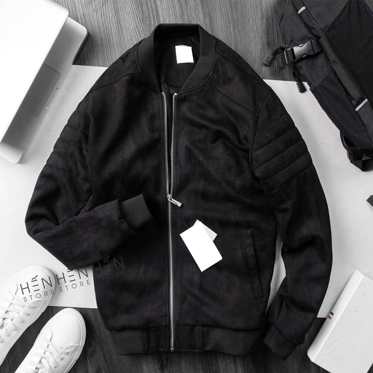 Áo bomber DL ZR lót lông 5M