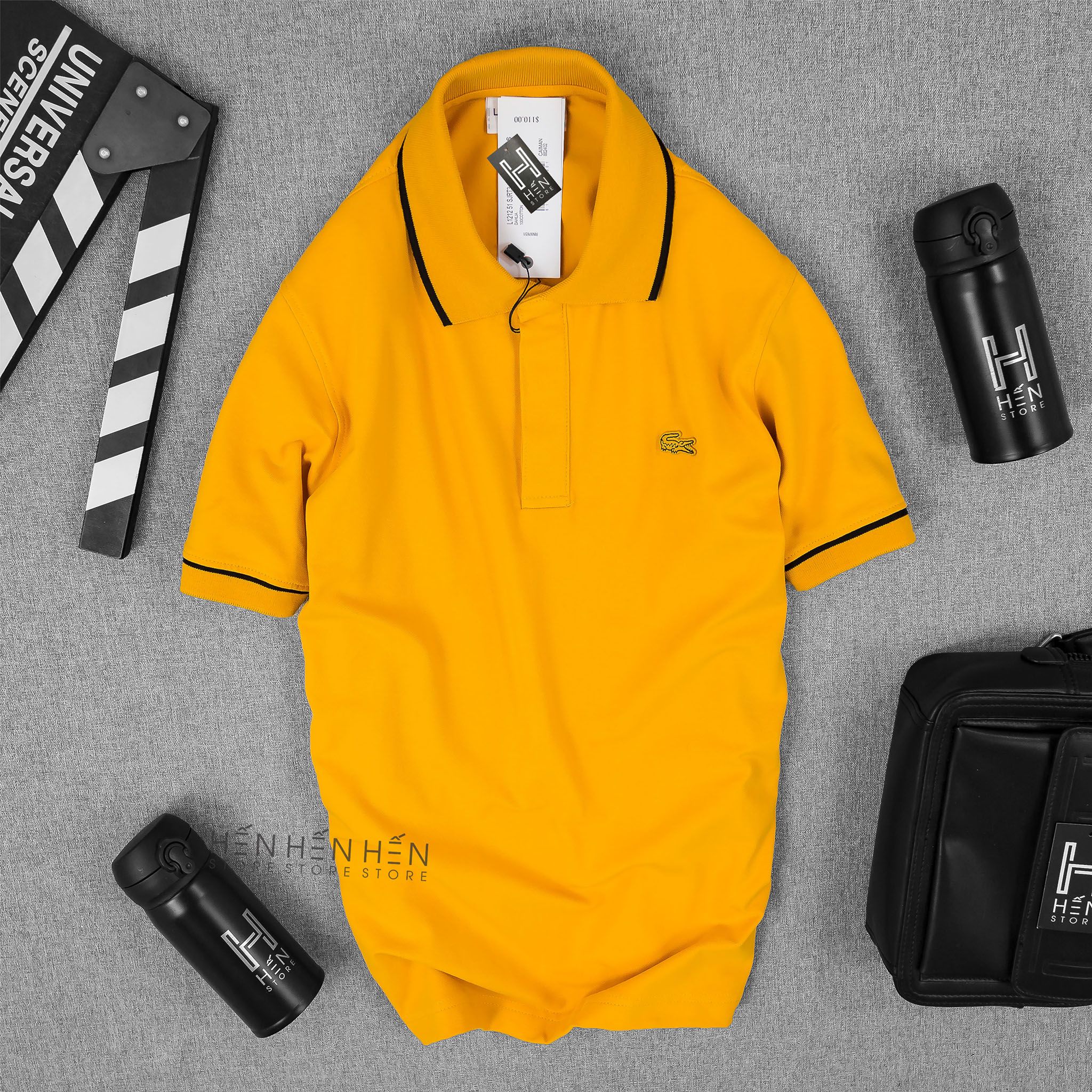 Áo polo Lacos.te viền 5M new