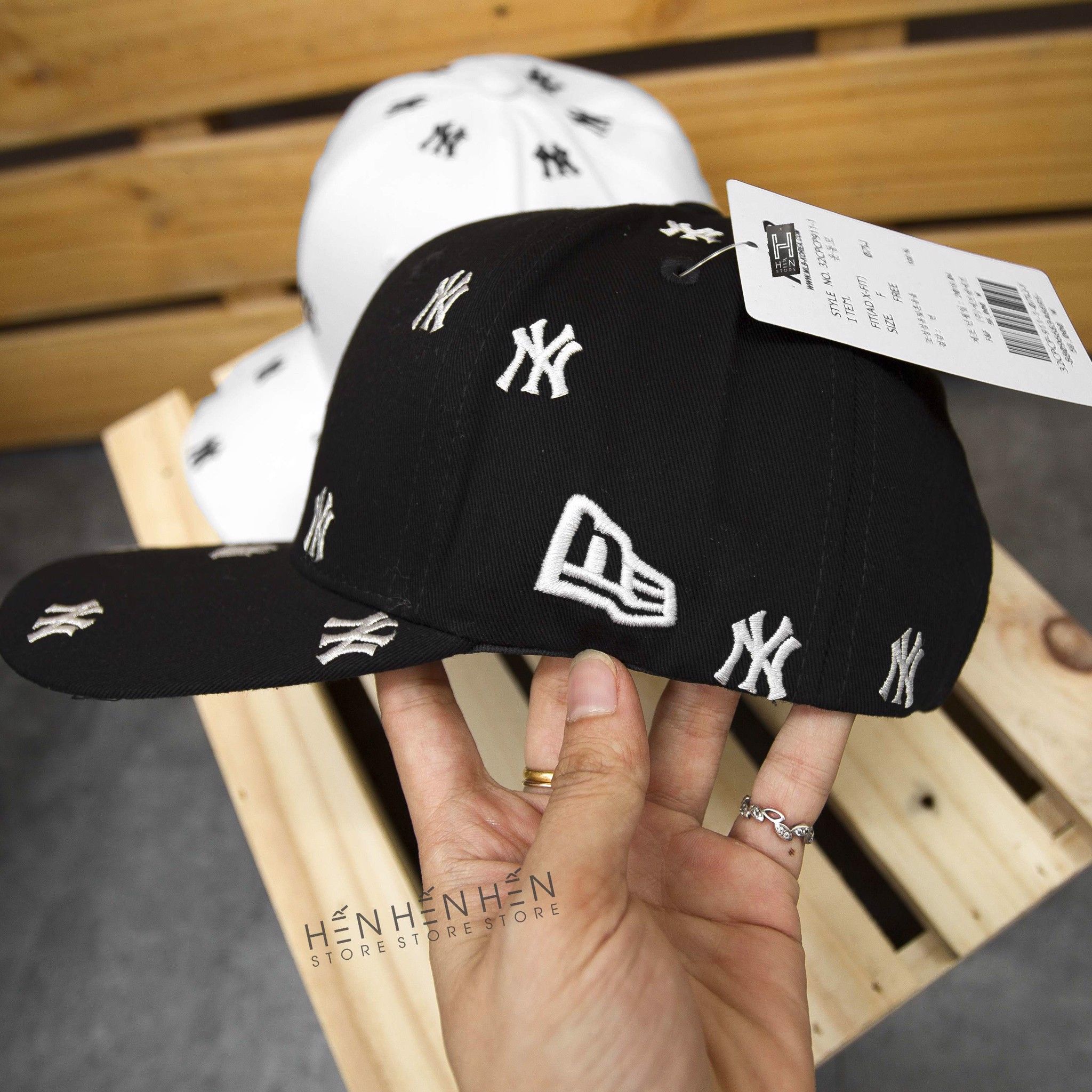 Nón MLB chữ thêu 3M