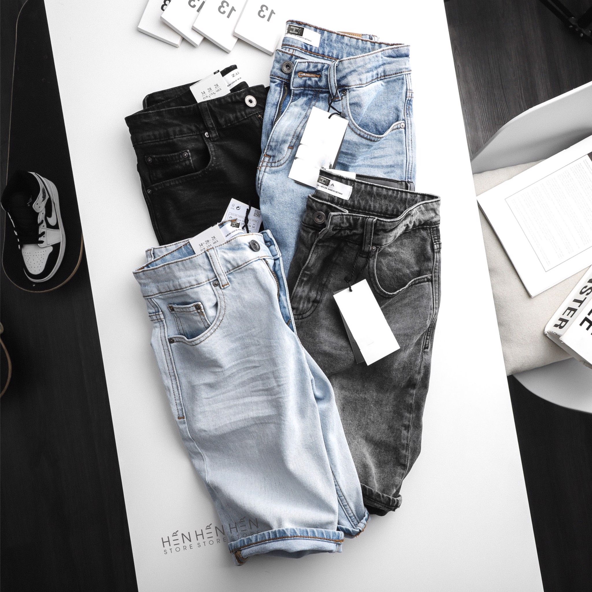 Quần short jean Z.ara 4M T