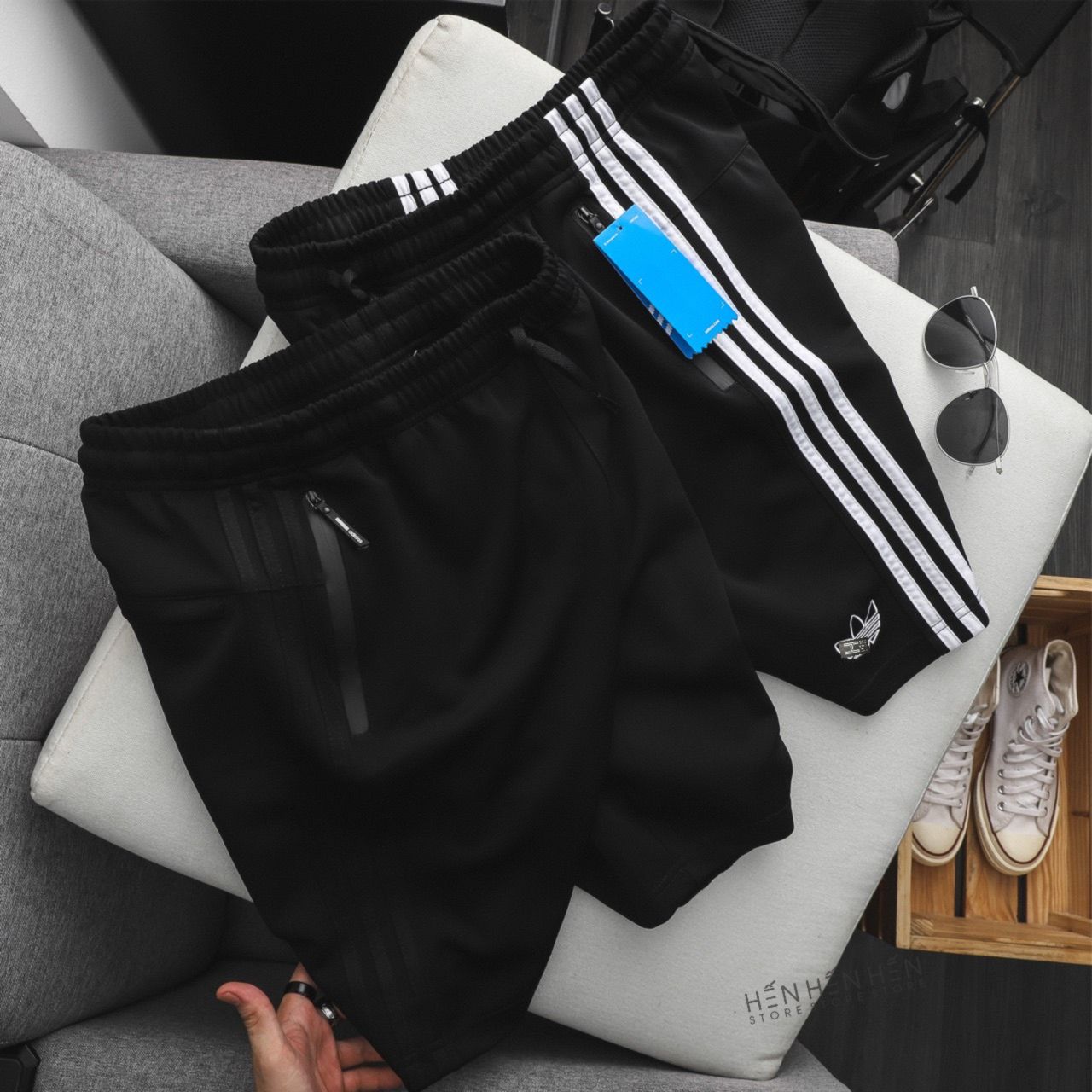 Quần short thun Adida..s logo 2M