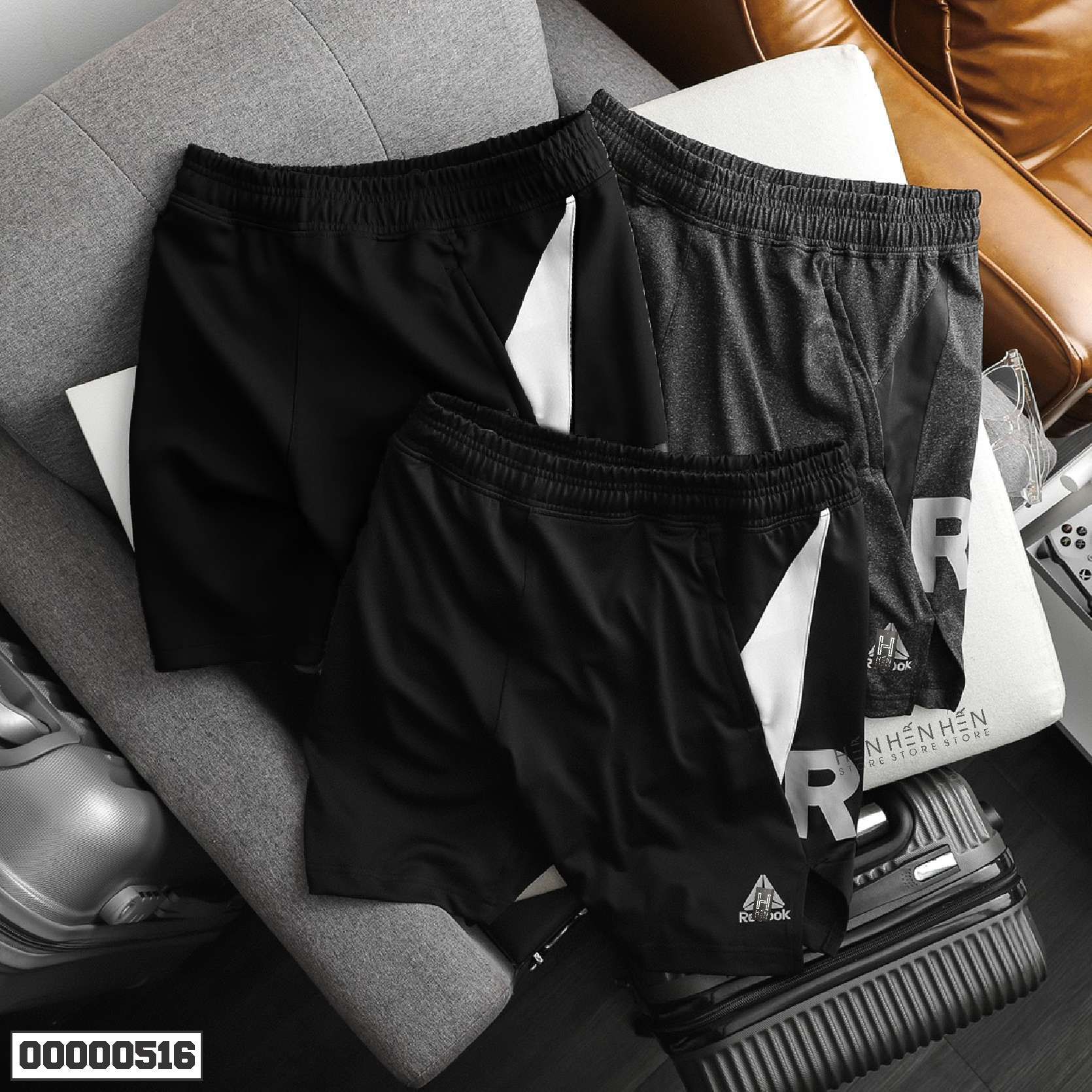 Quần short thun RB phối 2M