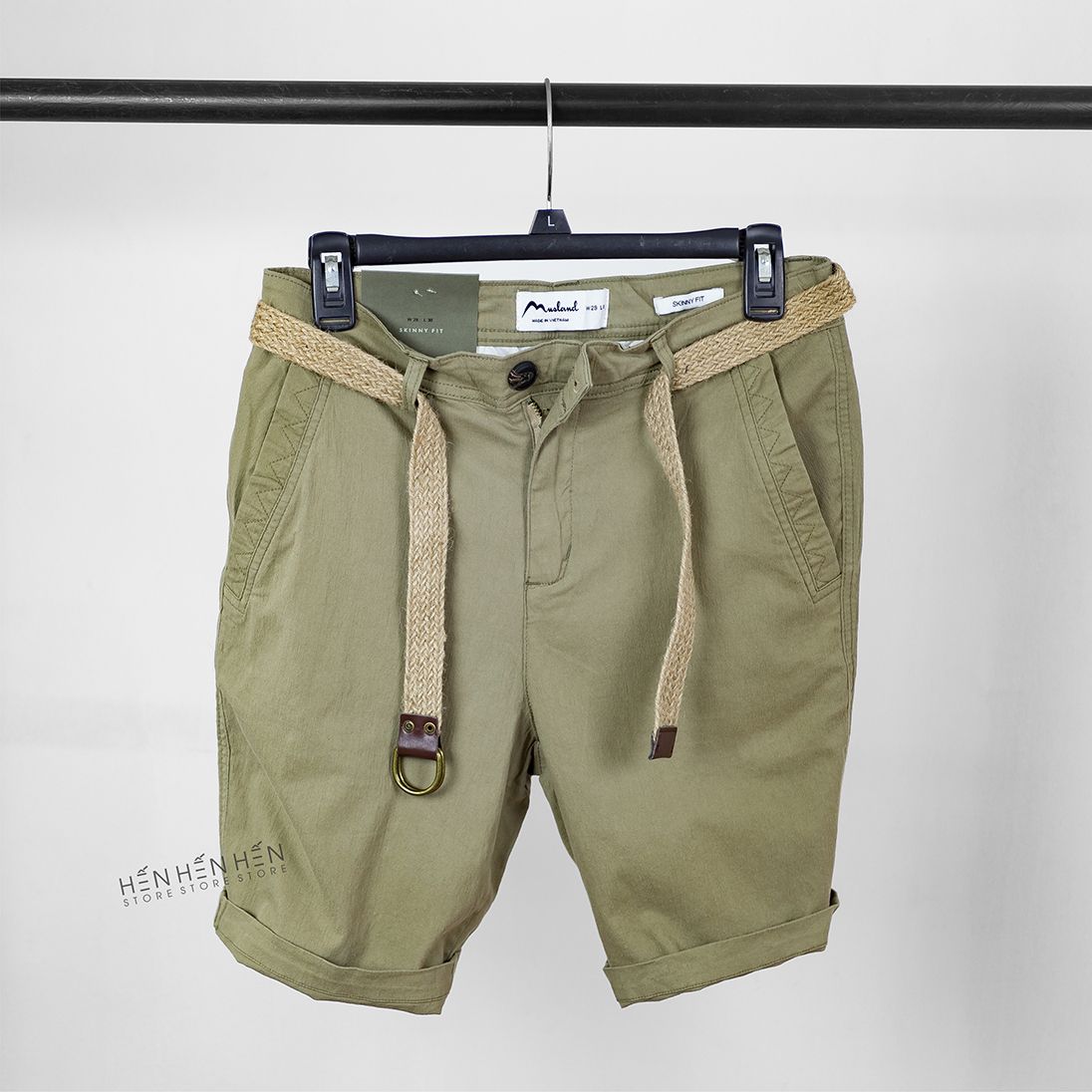 Quần short linen Musland 6M
