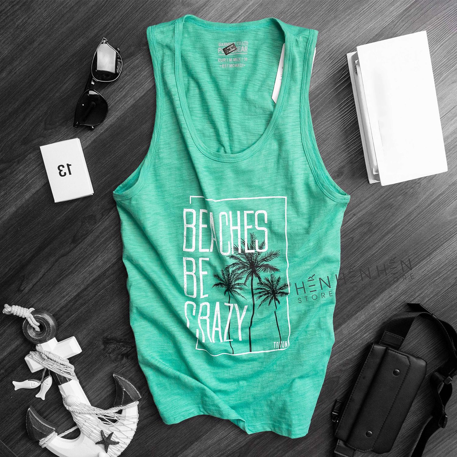 Áo tank top PB họa tiết 6M