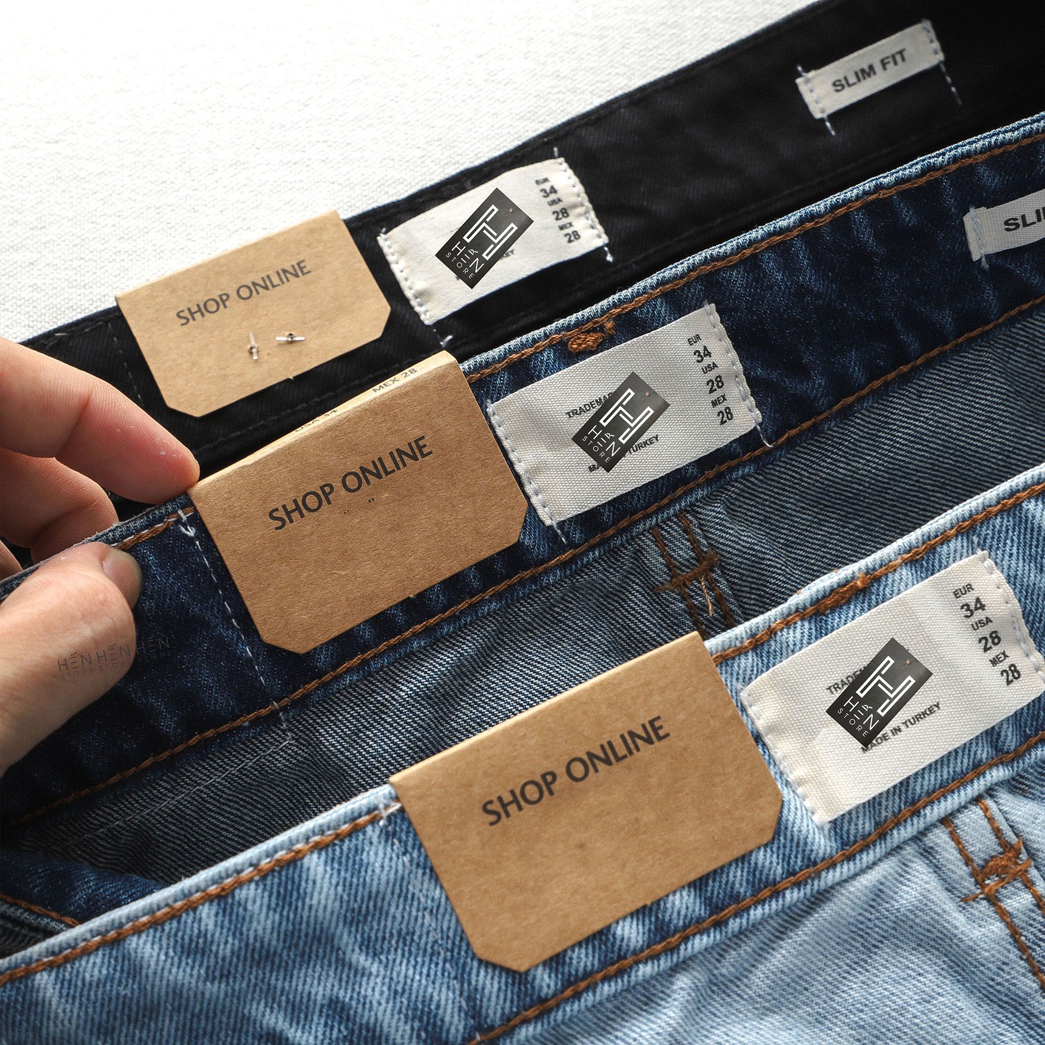 Quần short jean PB 3M new