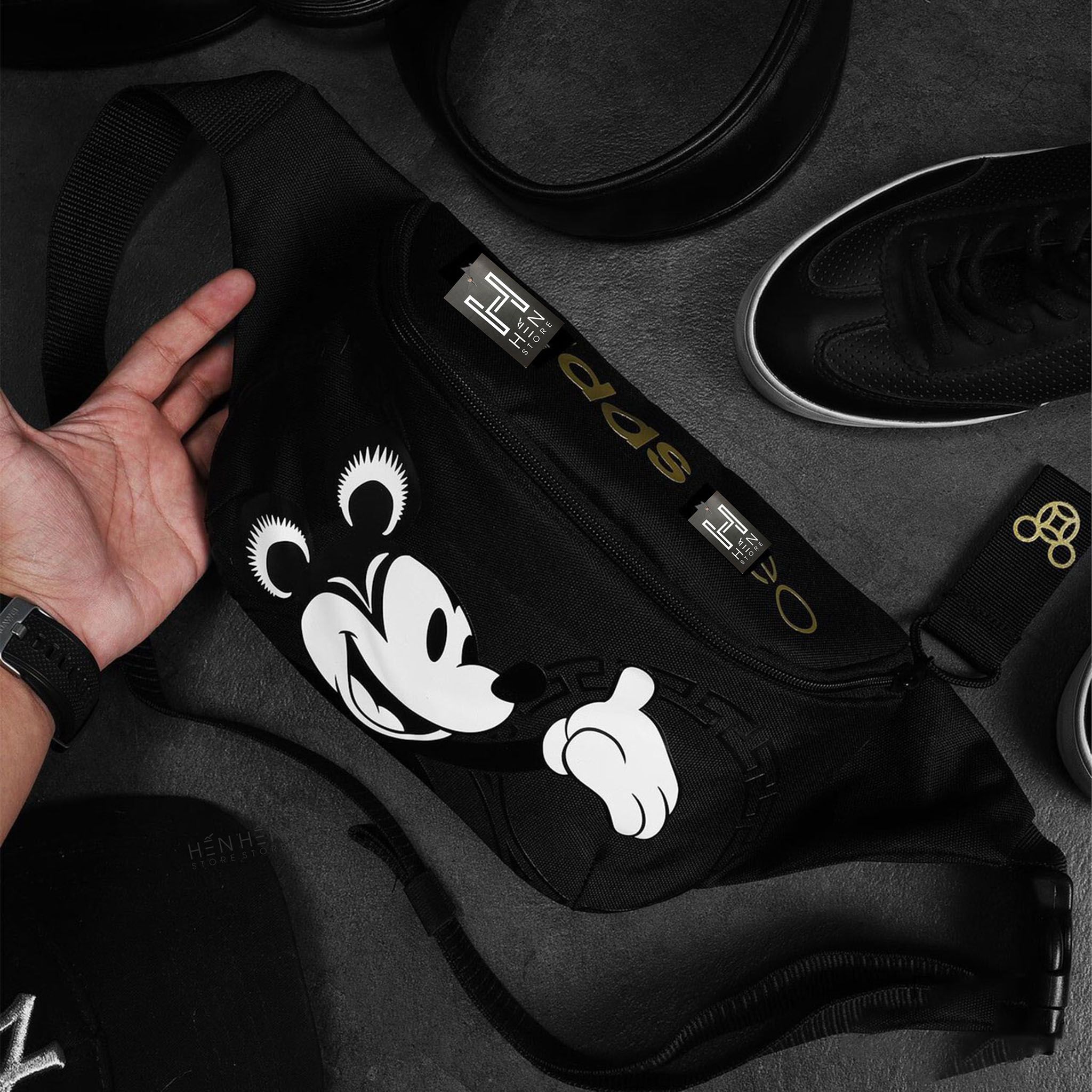 Túi Adi.das Mickey đen