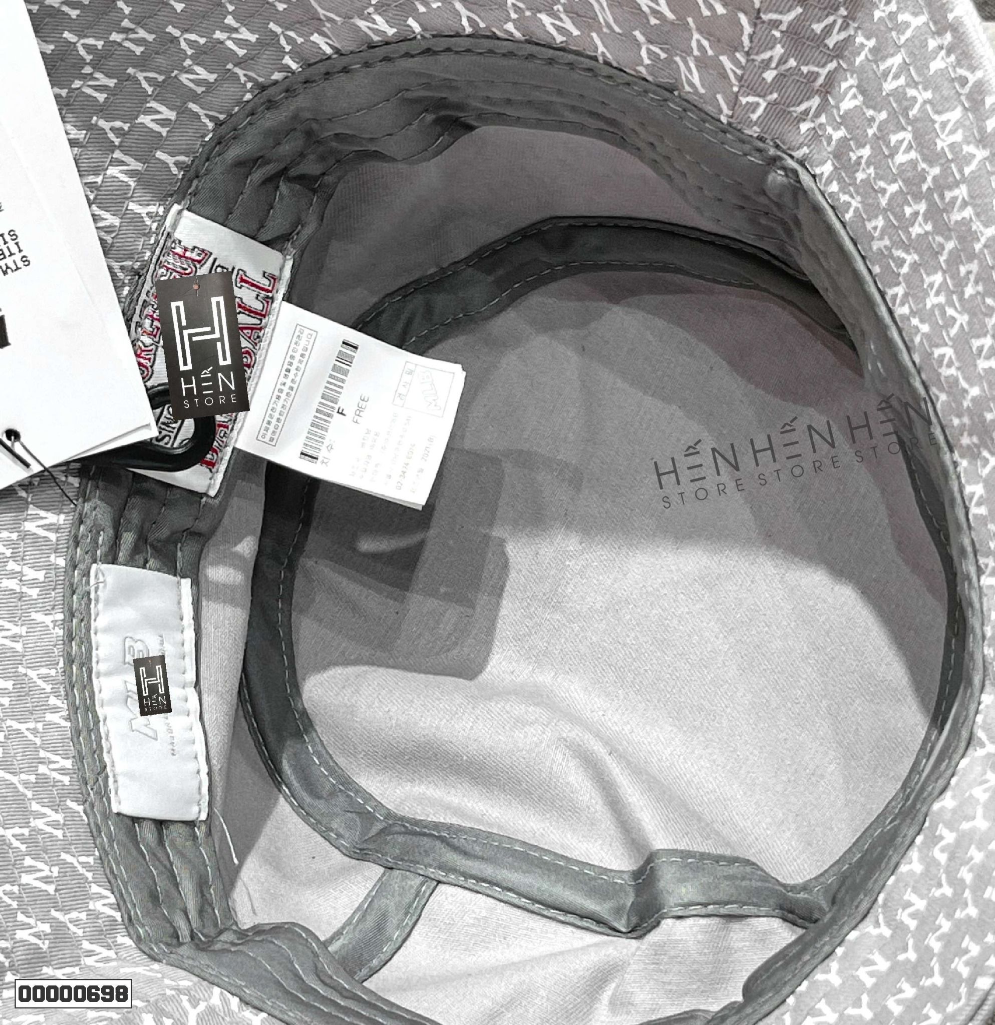 Nón bucket MLB phối NY 4M - 00000698