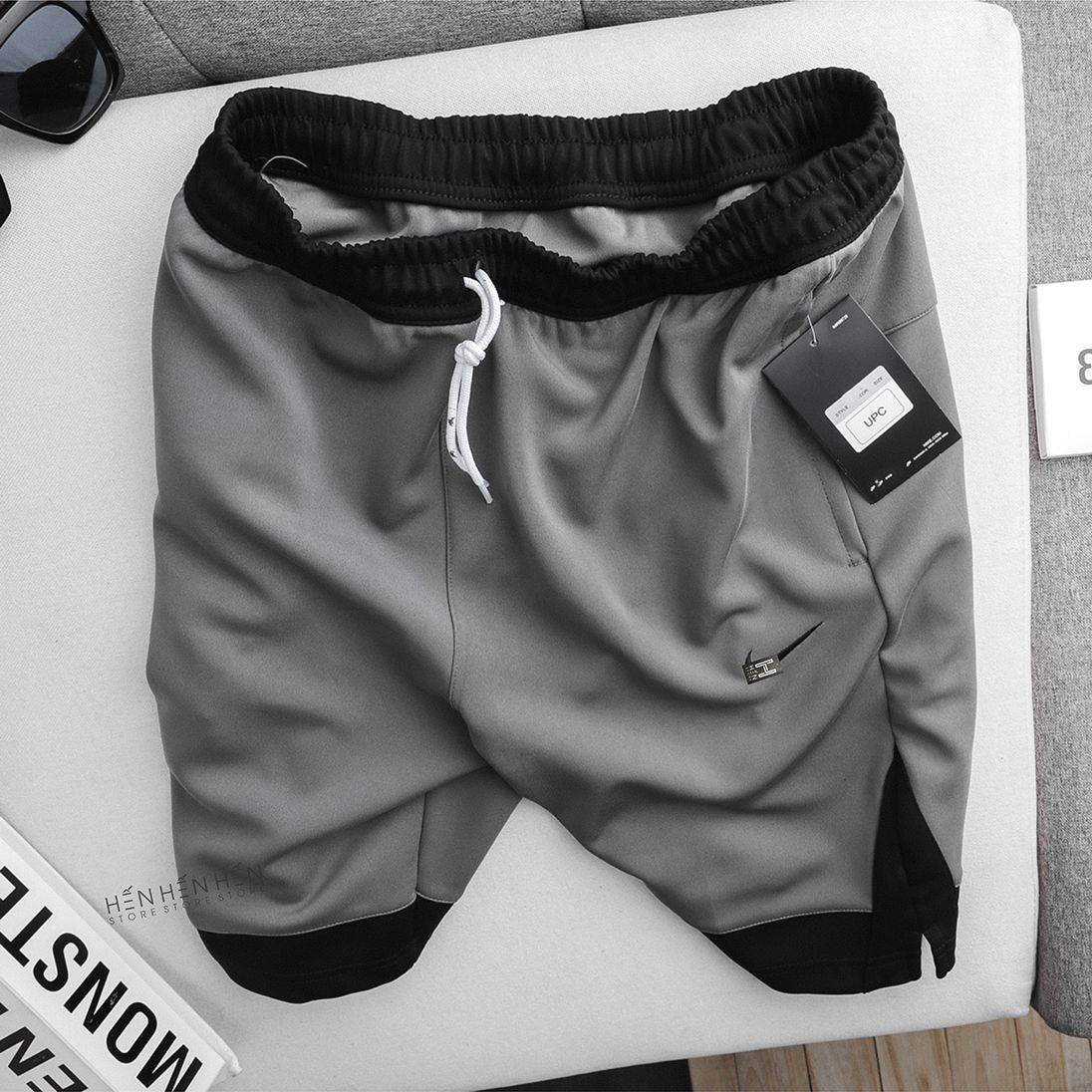 Quần short thun Ni.ke phối 3M