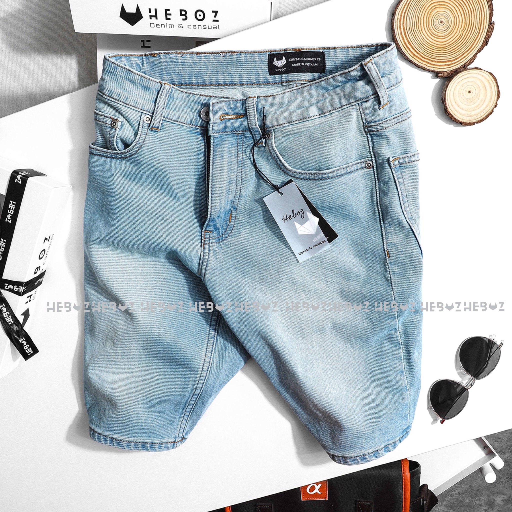 Quần short jean Heboz 082 4M