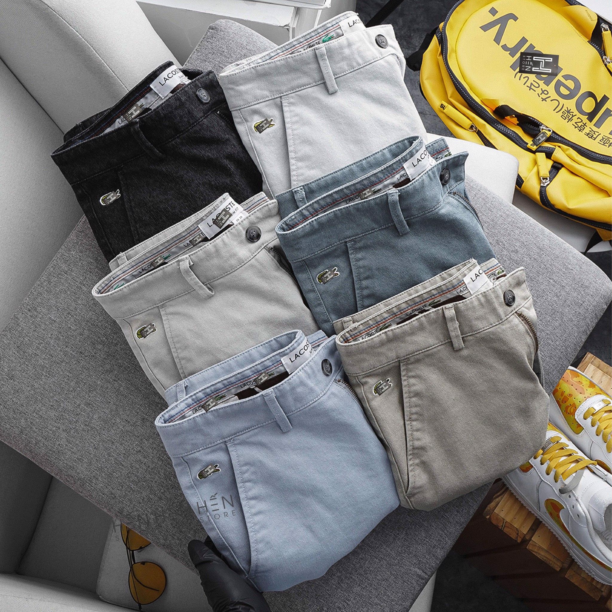 Quần short kaki Lacost.e 6M