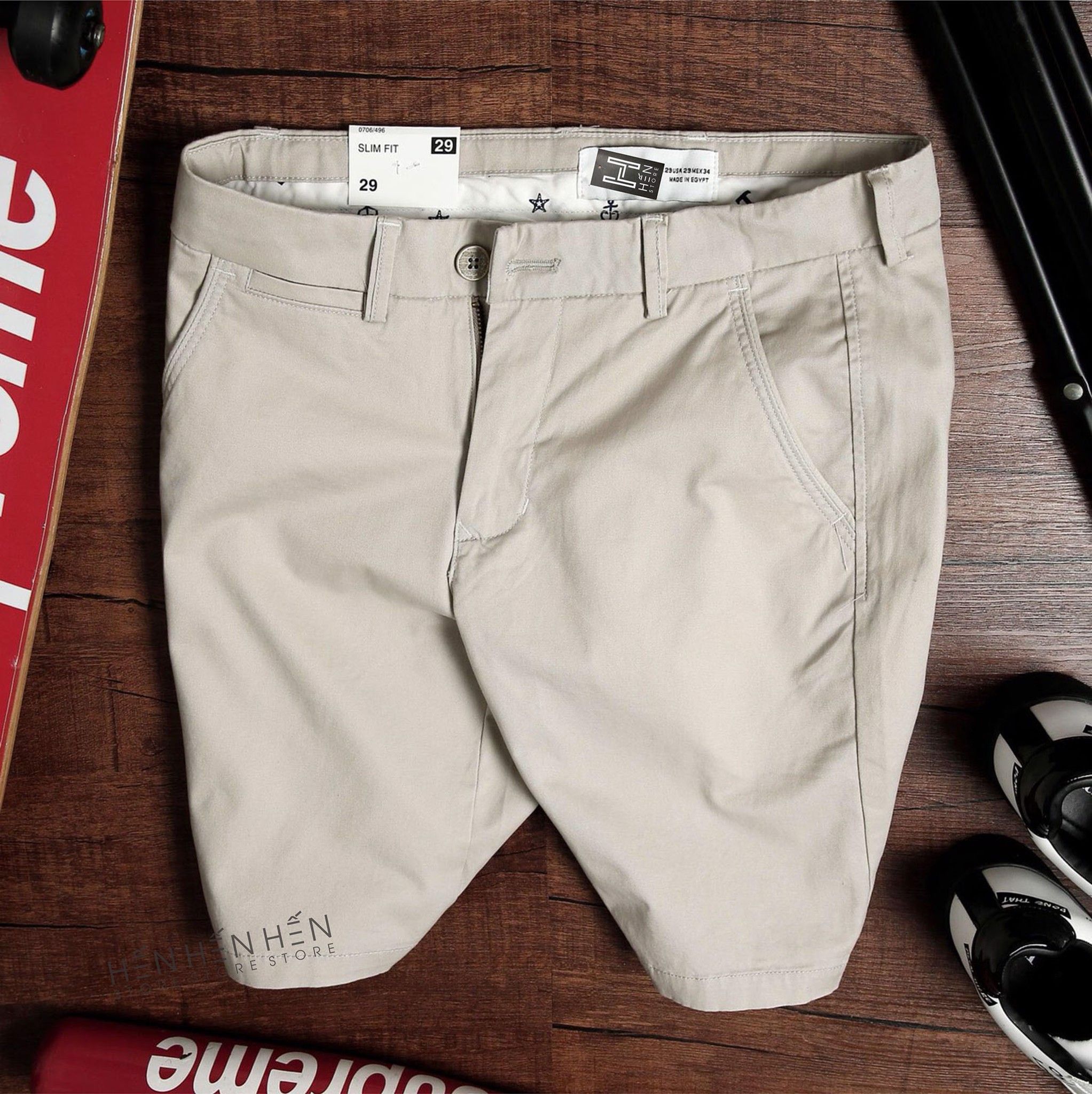 Quần short kaki Za.ra 6M
