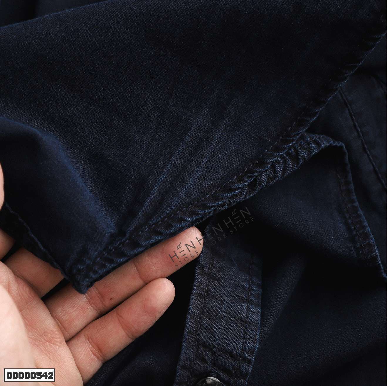 Áo denim ZR 2 túi 4M