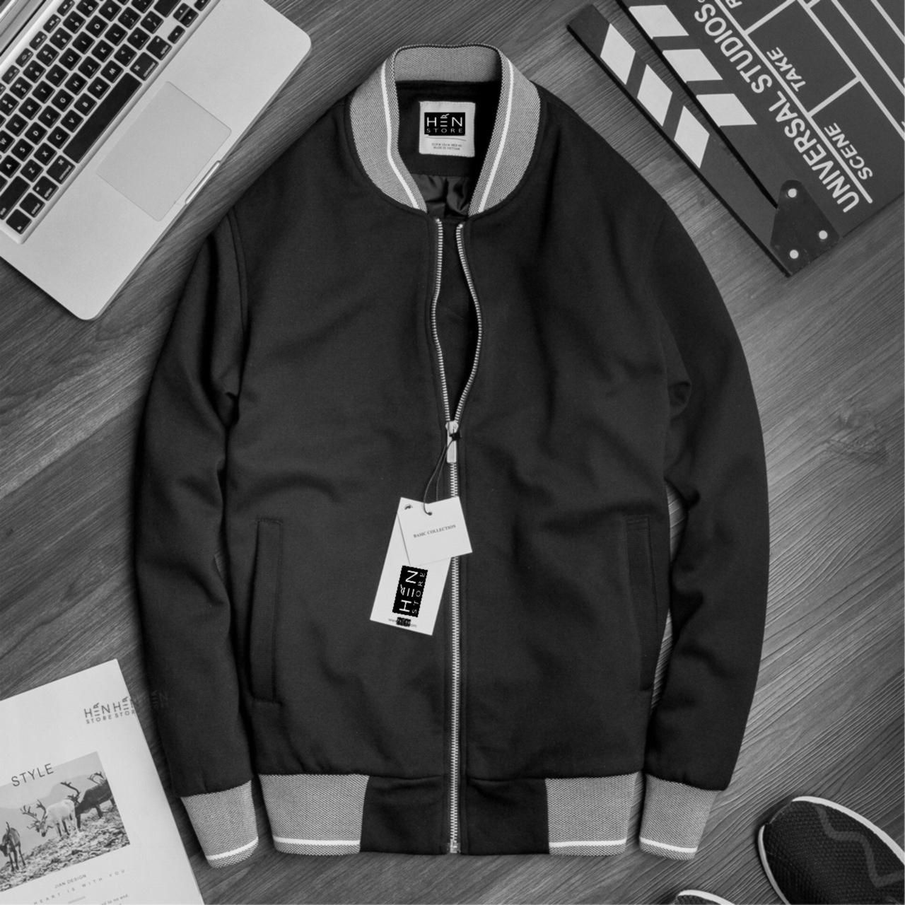Áo Bomber ZR Viền Cổ