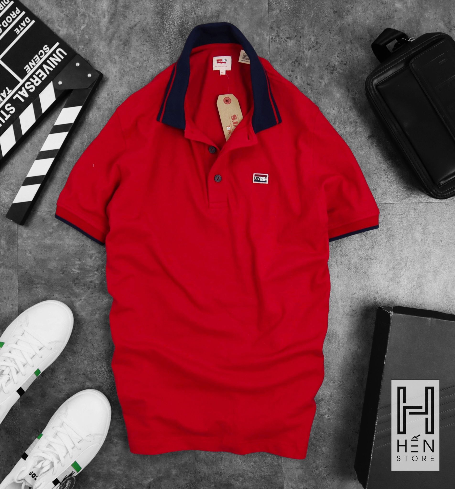 Áo Polo LV Viền Cổ