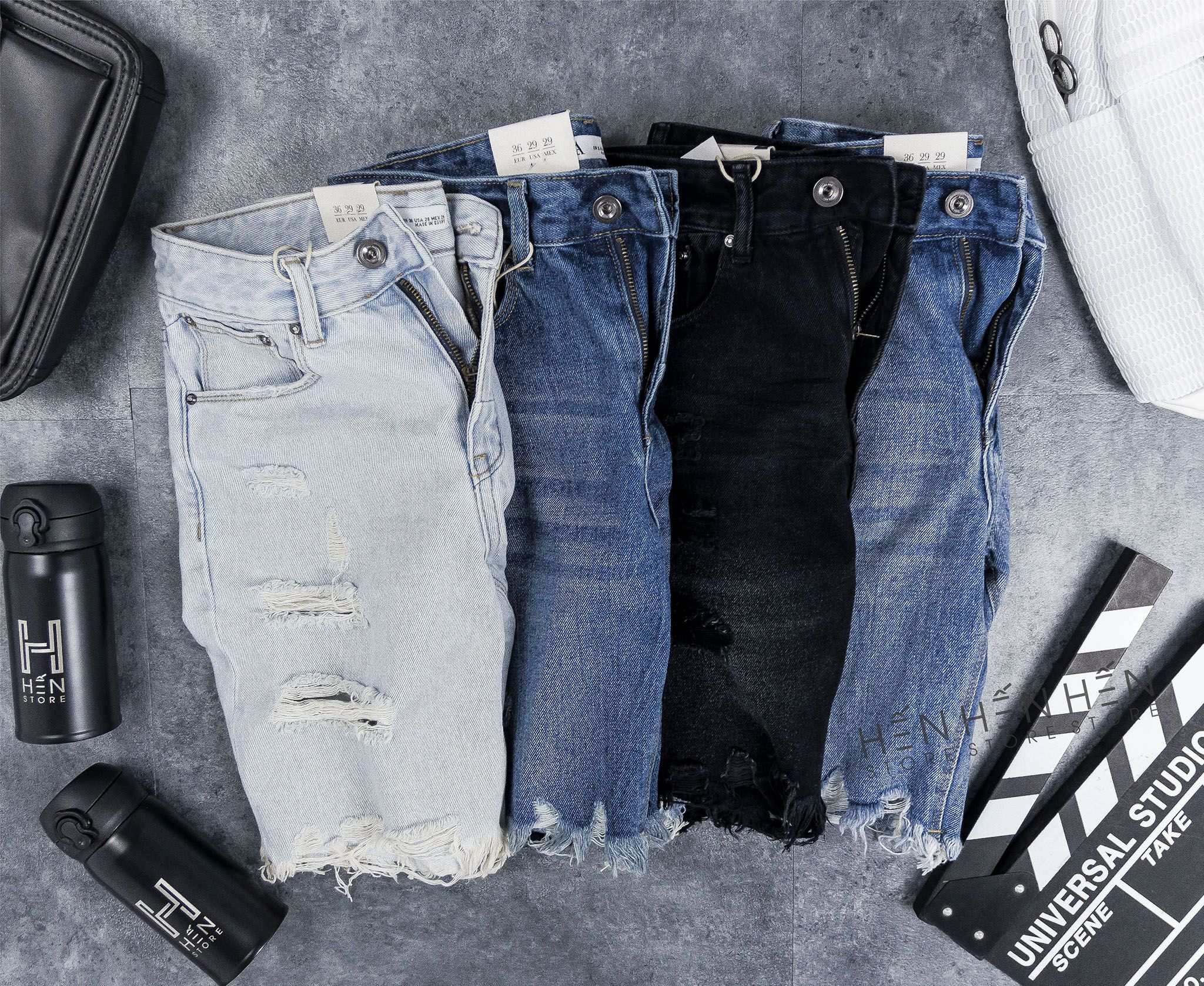 Quần Short Jean ZR Skinny