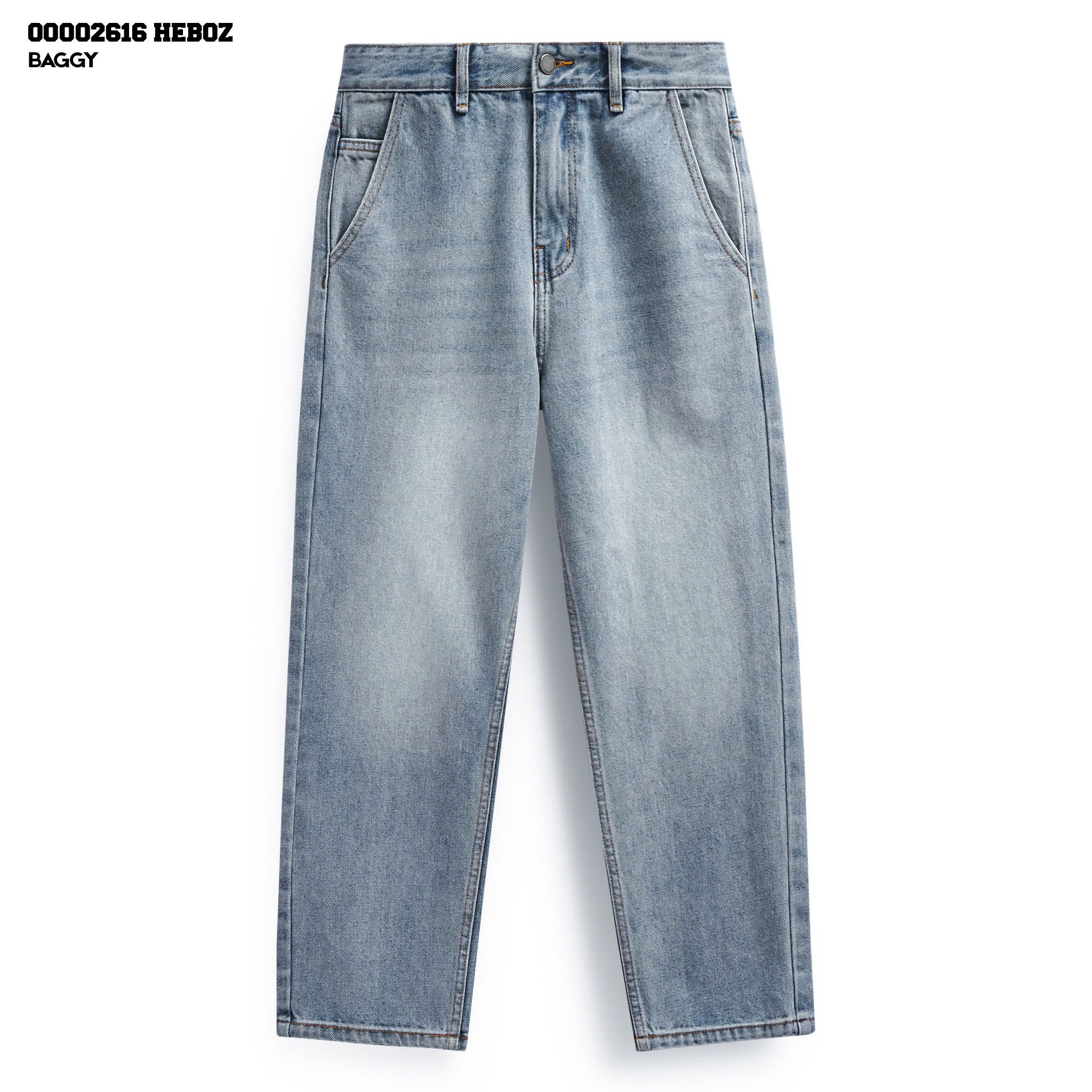 Quần jean nam Heboz form baggy D009 - 00002616