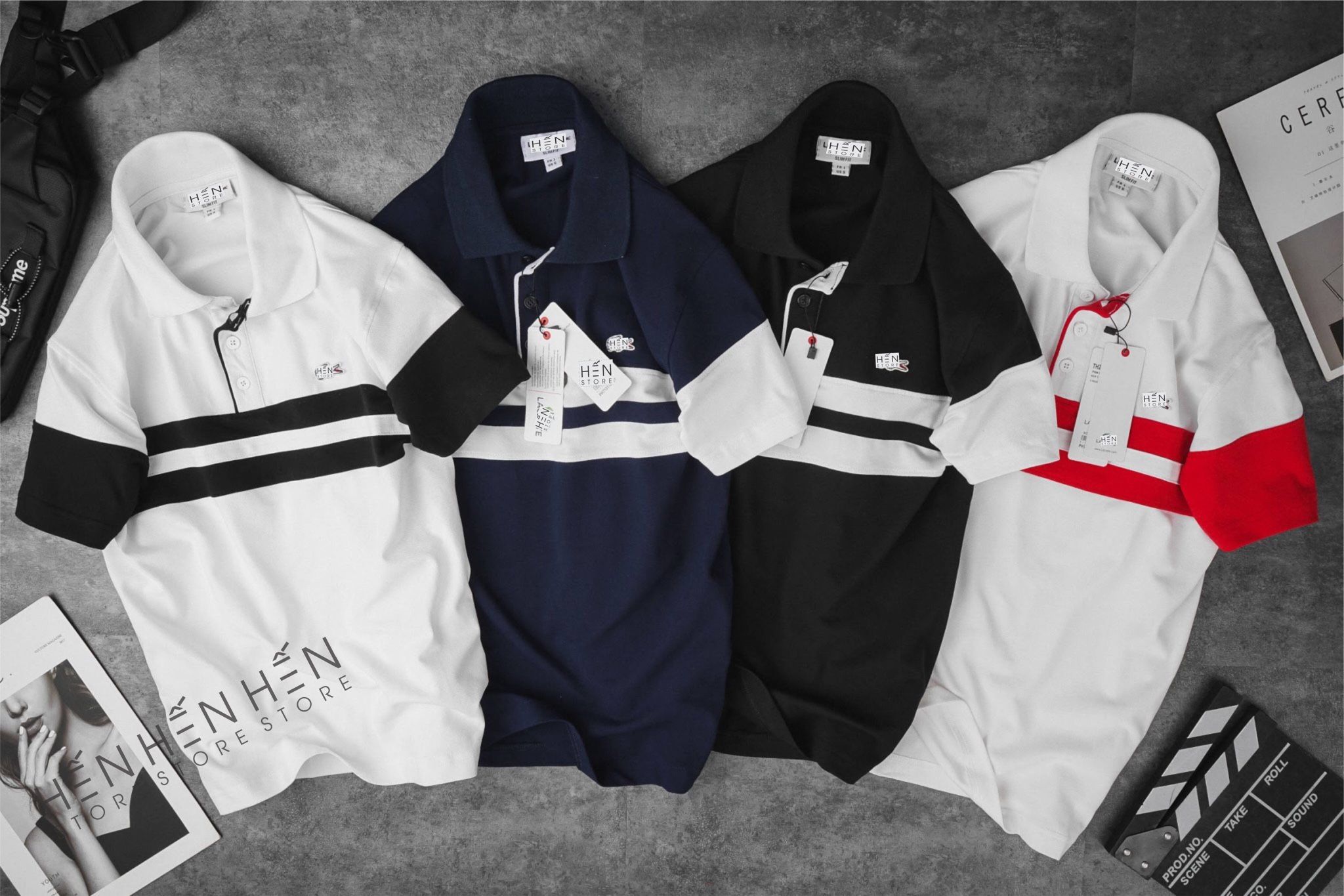 Áo Polo LC Sọc Ngang 4M