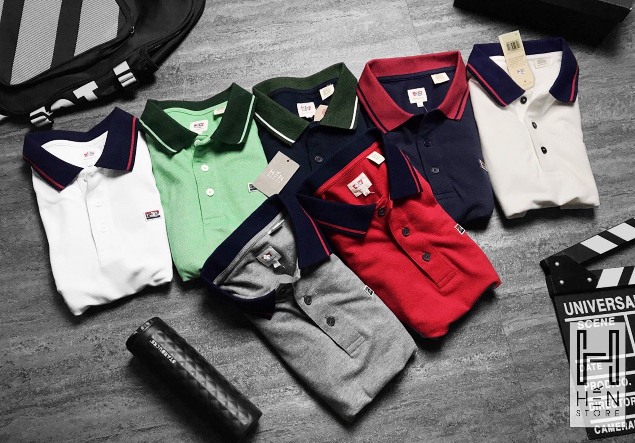 Áo Polo LV Viền Cổ