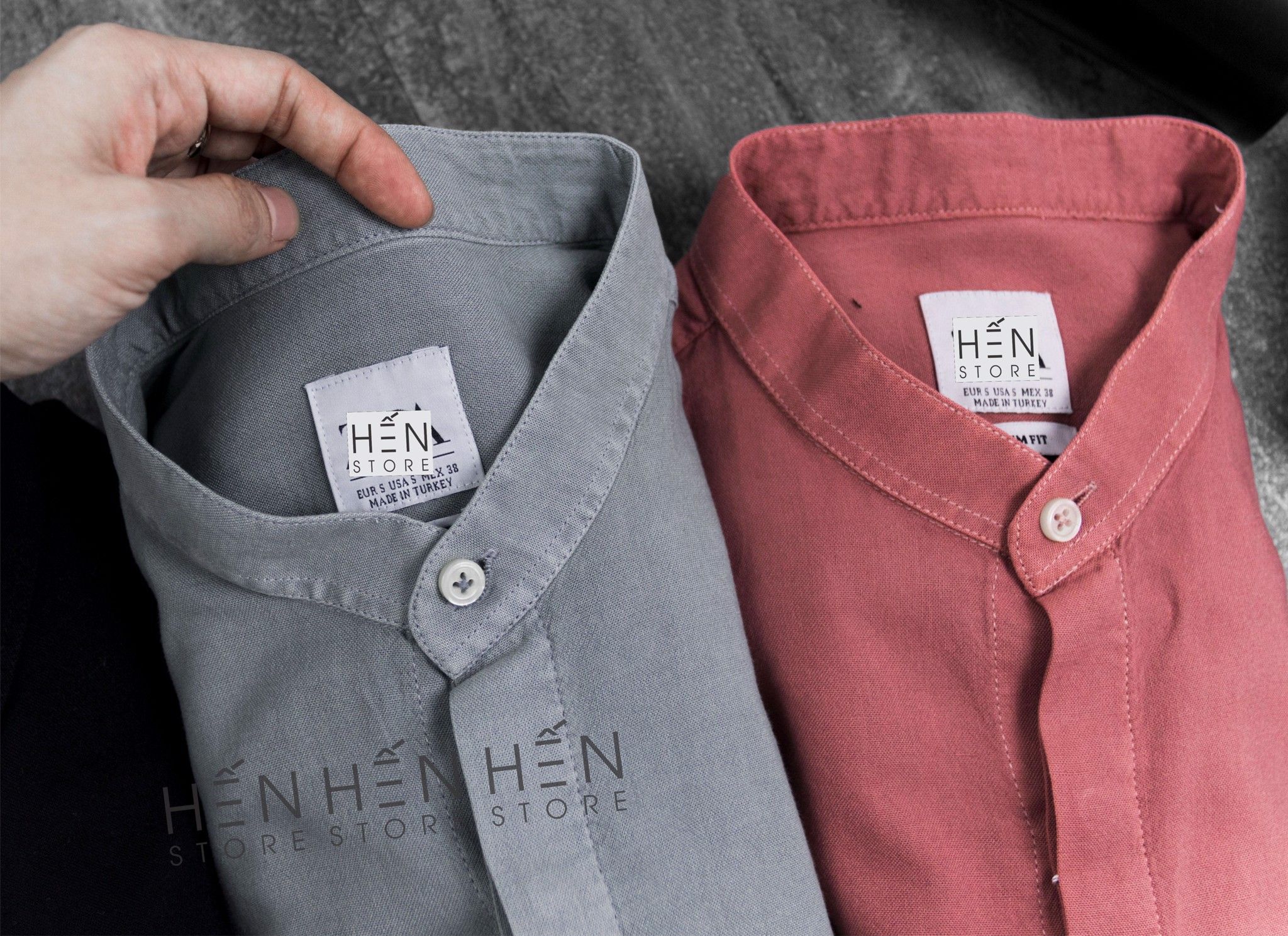 Áo Cổ Trụ Linen ZR 5M
