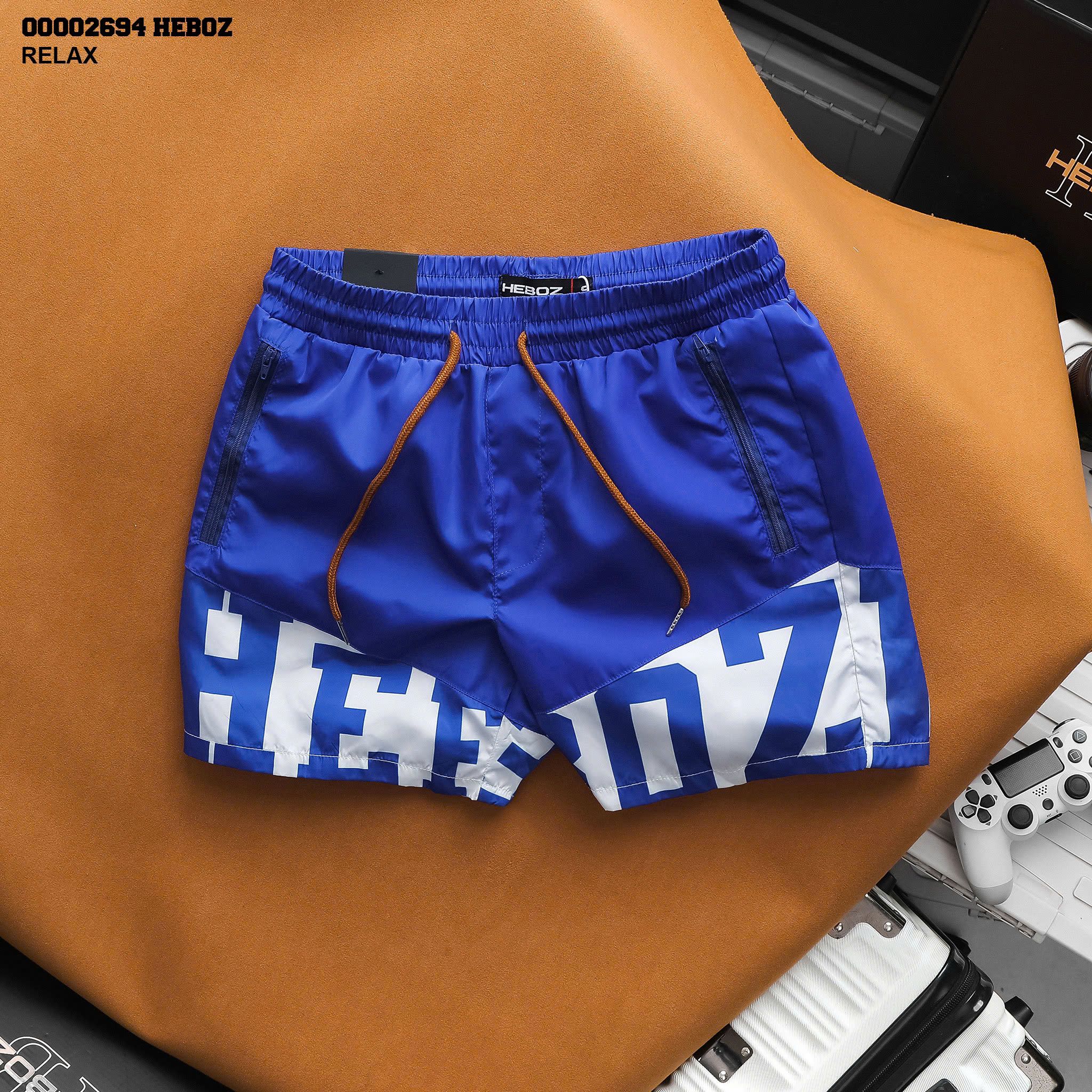 Quần short bơi Heboz logo color 2M - 00002694