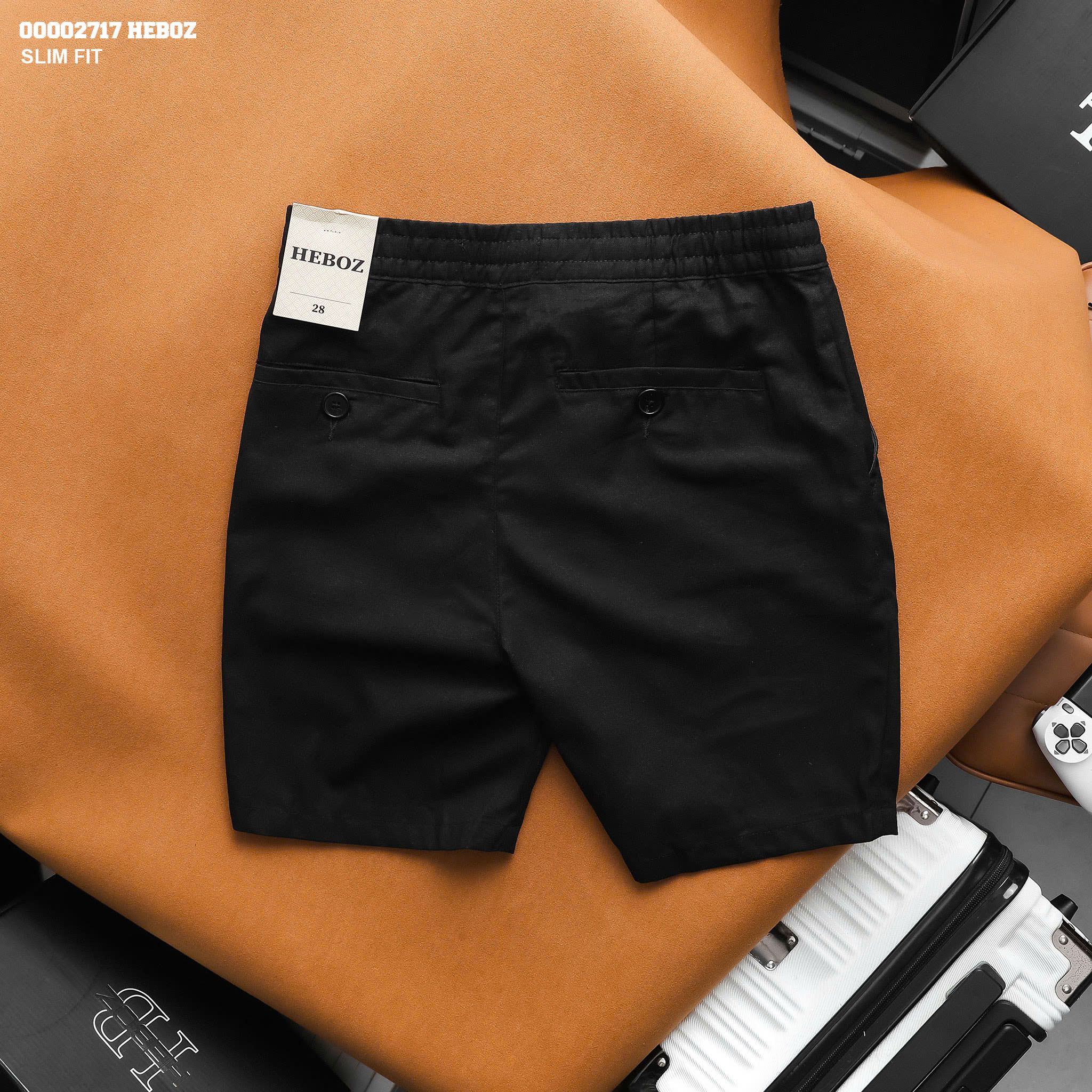 Quần short nam Heboz linen 4M - 00002717