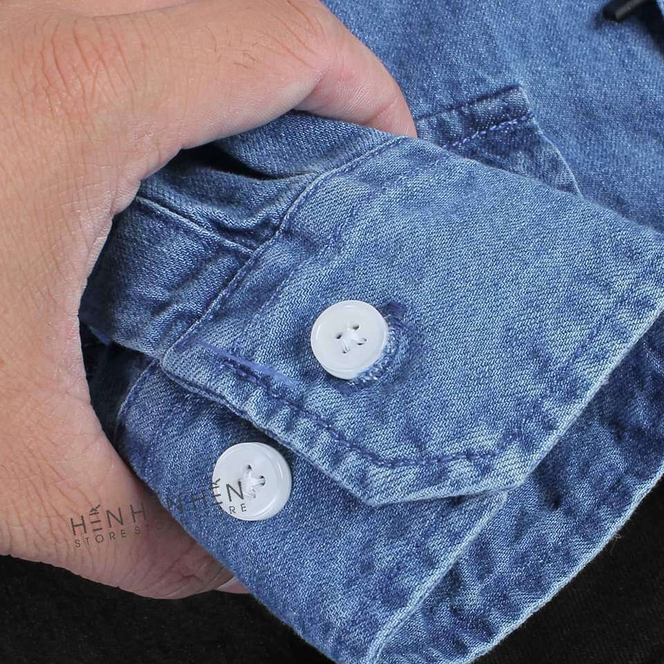 Áo denim ZR 2 túi 3M