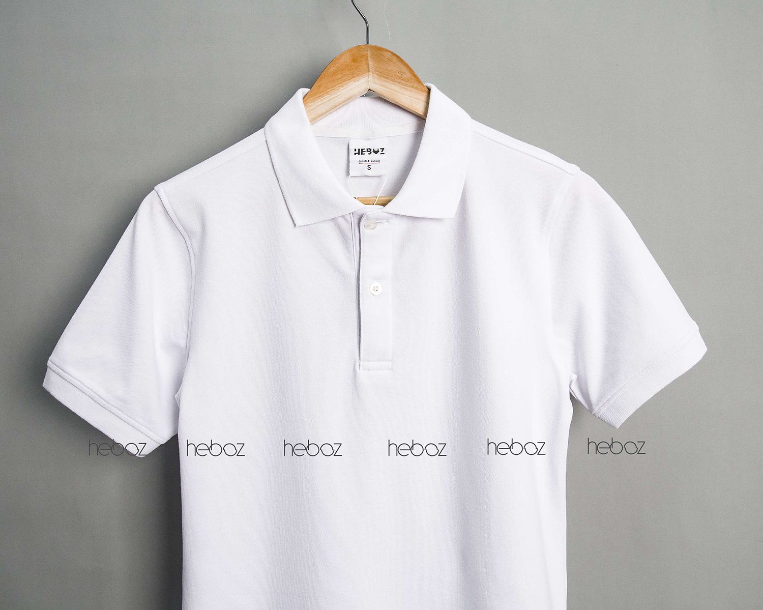 Áo polo Heboz trơn 4M