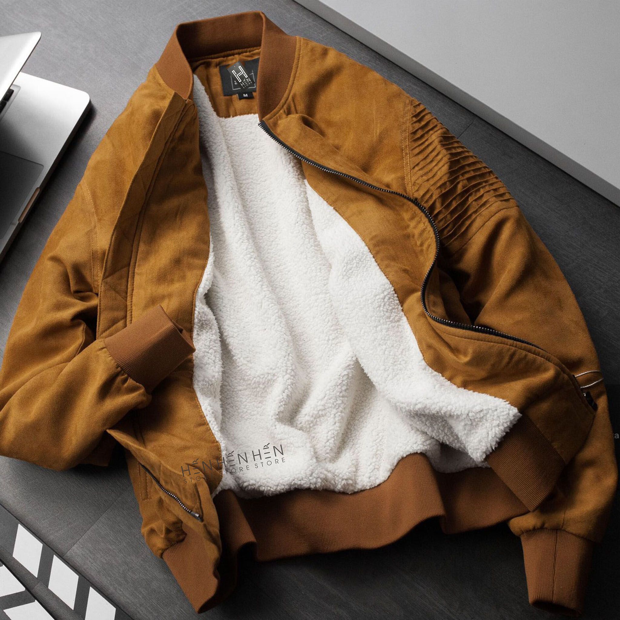 Áo bomber da lộn Bersh.ka 5M