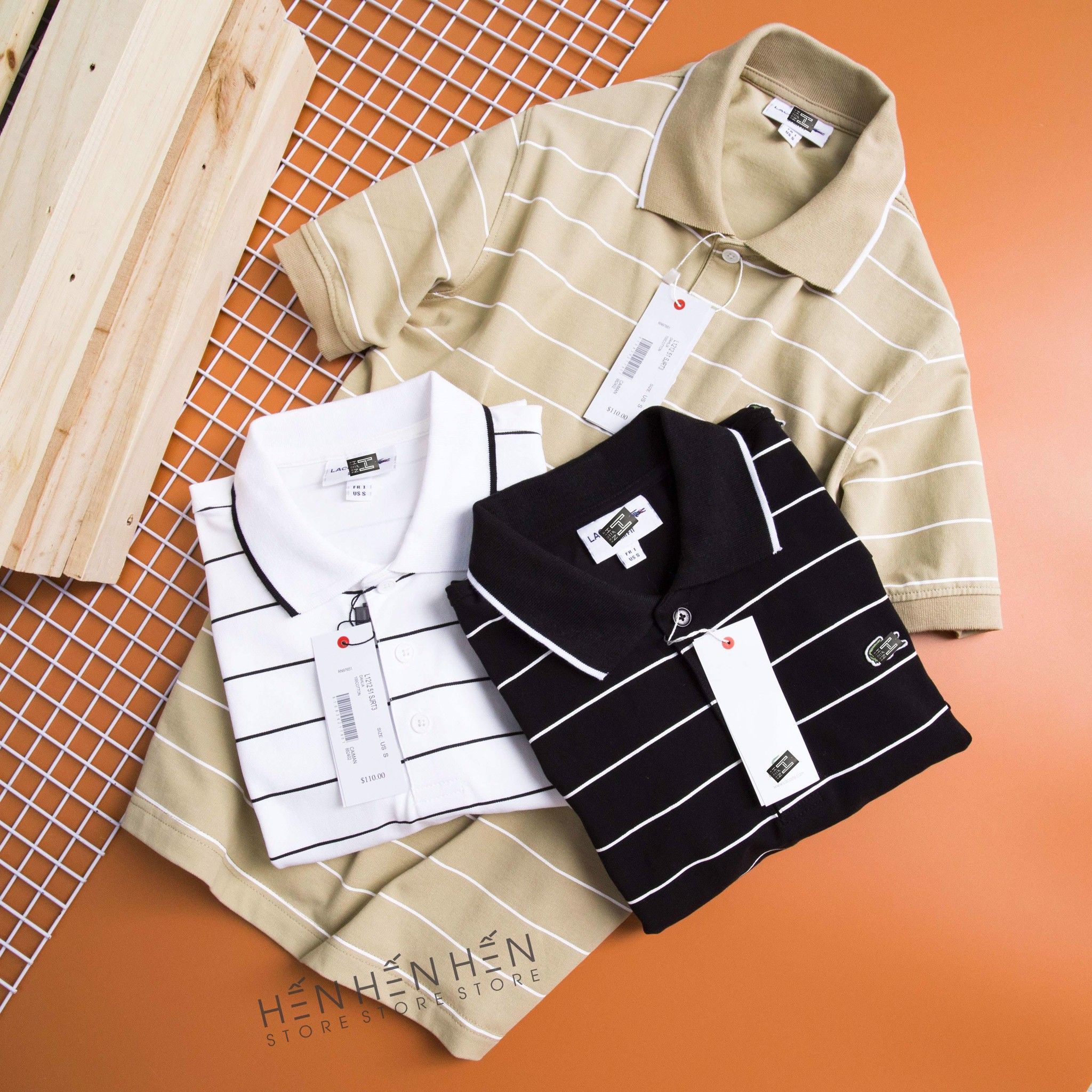 Áo polo LC full sọc 3M