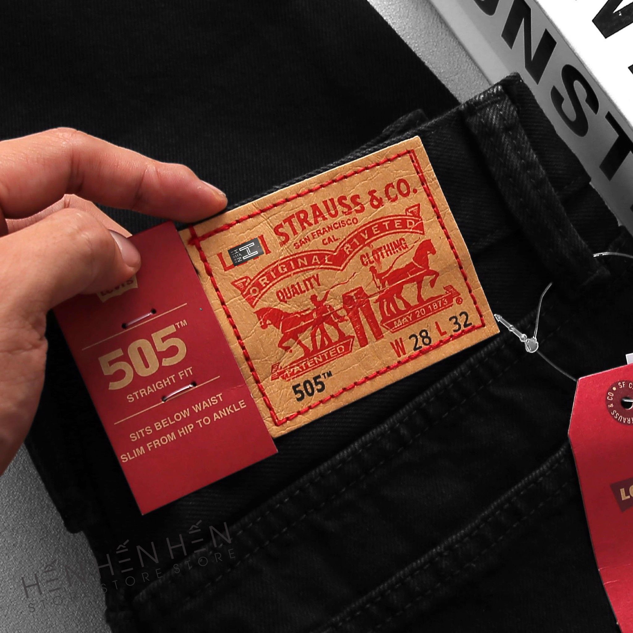 Quần jean LV 505 5M(suông) - 00000416