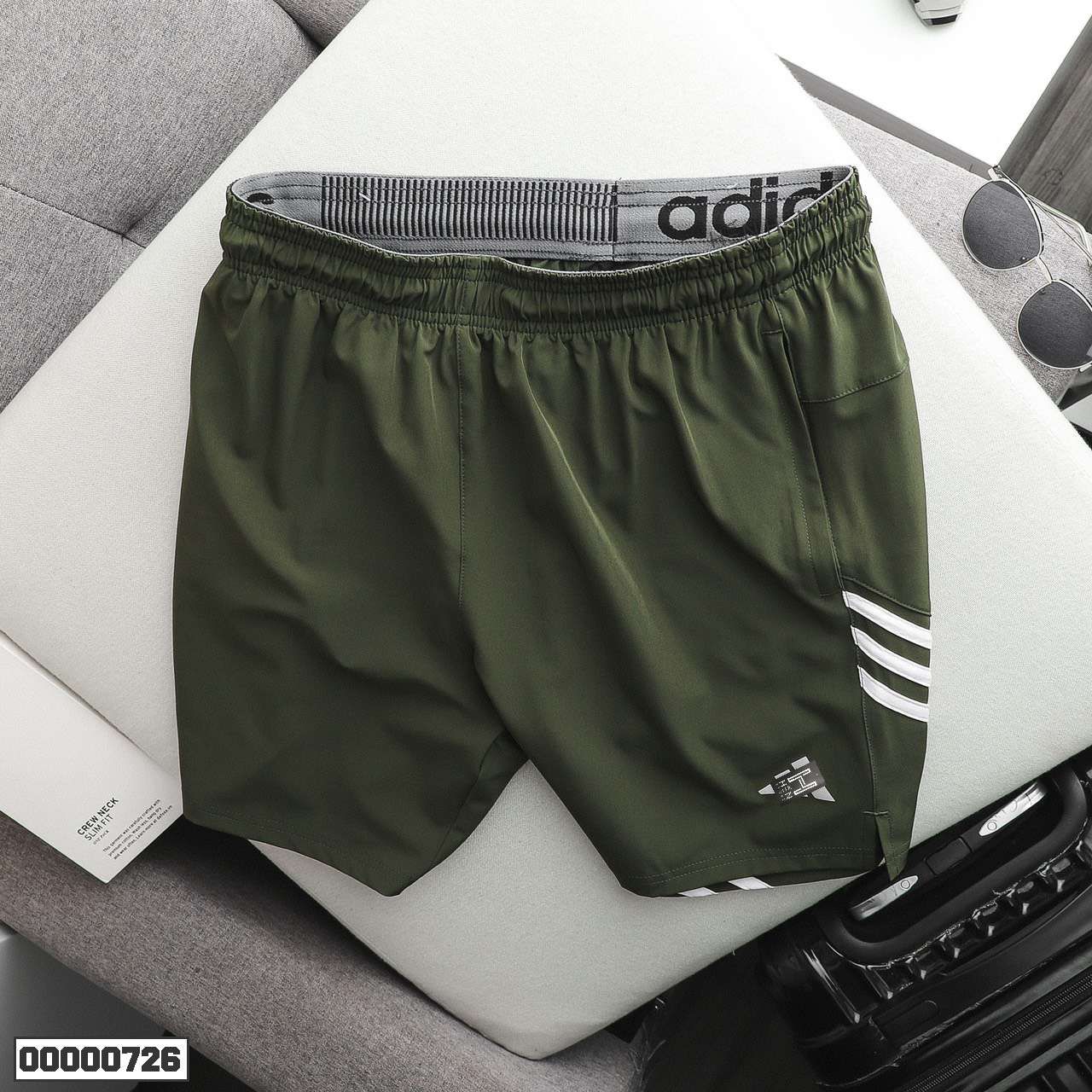Quần short thun AD phối sọc 4M - 00000726