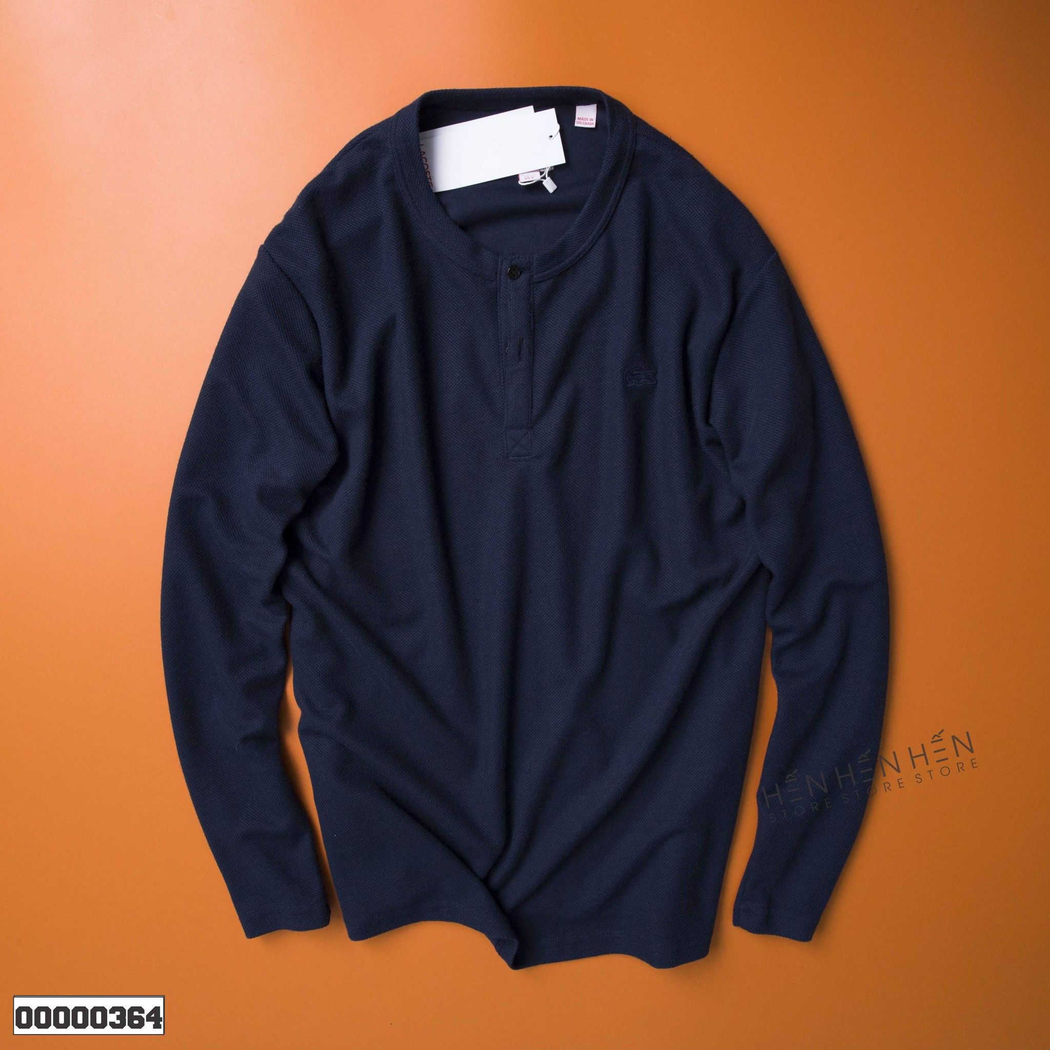 Áo henley Lcs pique 6M