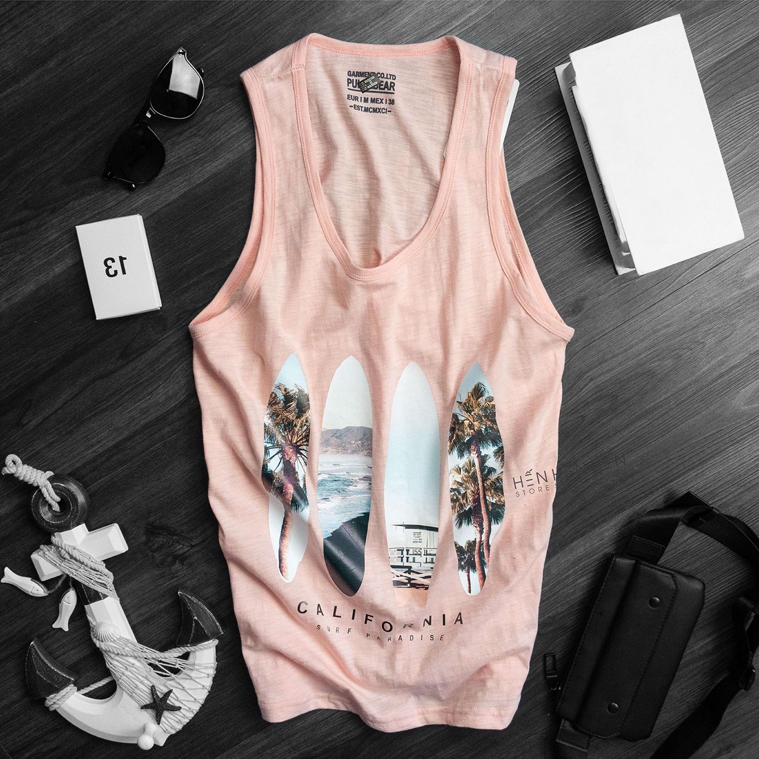 Áo tank top PB họa tiết 6M