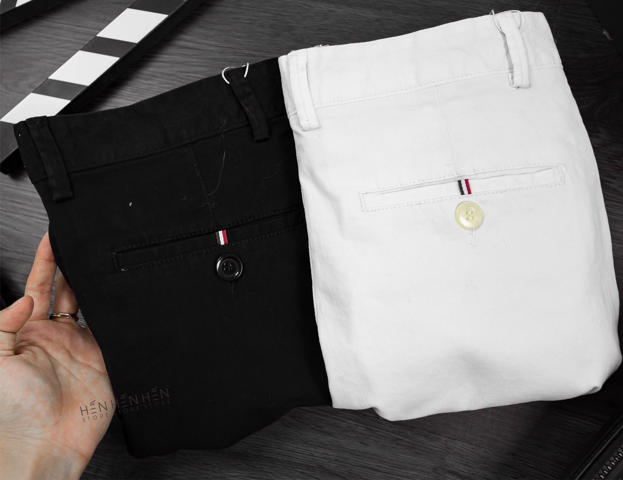 Quần short kaki La.coste 2M