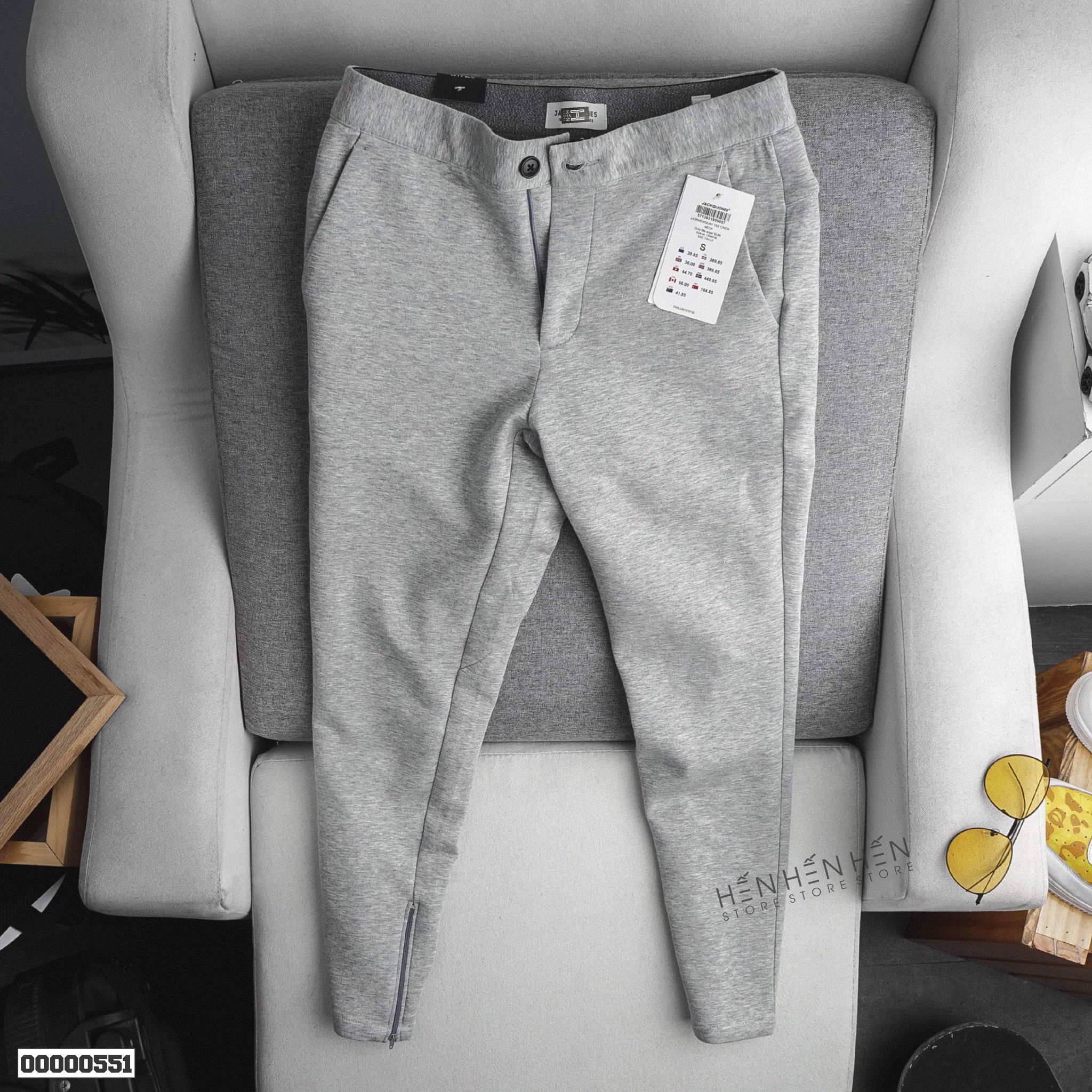 Quần nỉ J&J zip 4M