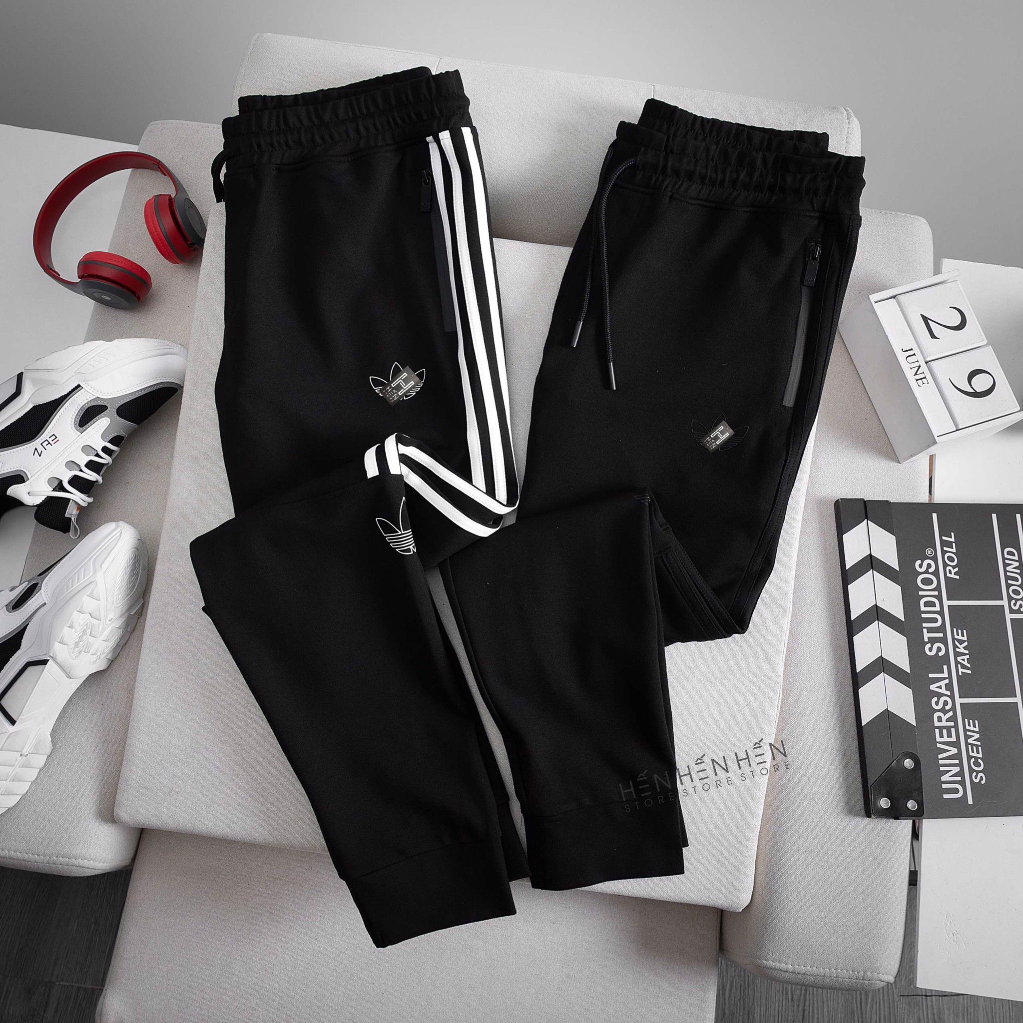 Quần jogger thun AD viền lá 2M