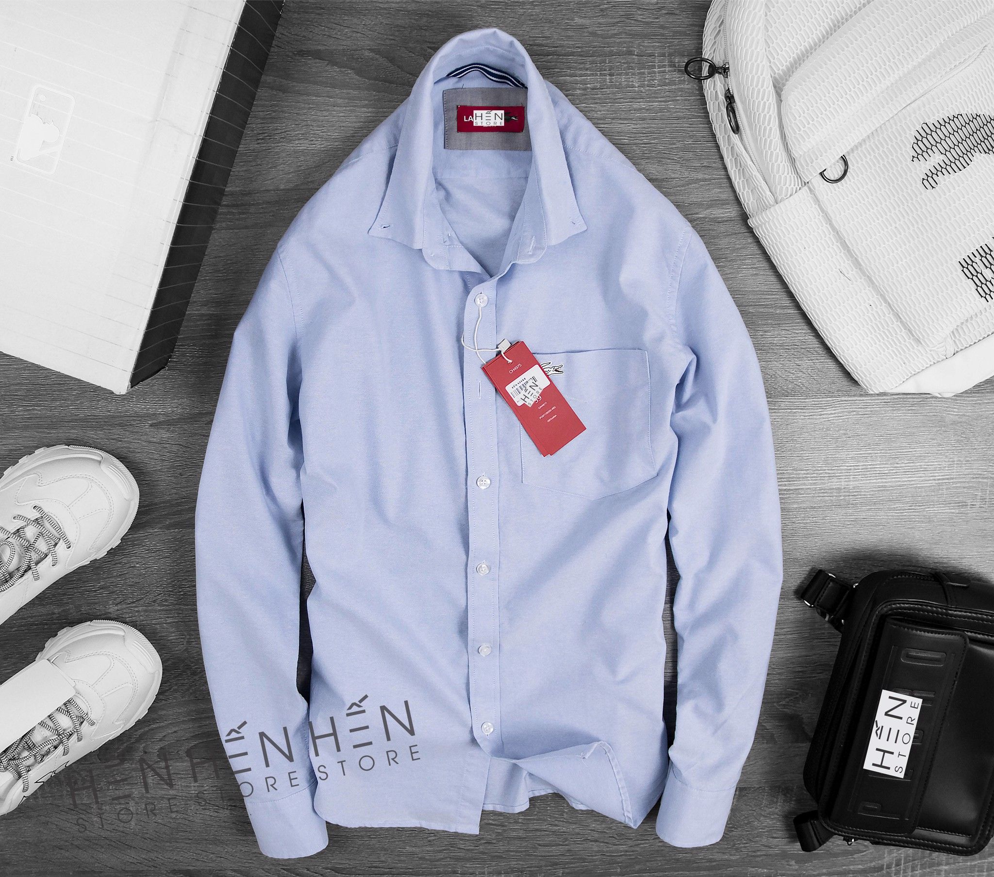 Áo Sơmi Oxford LC 1 Túi