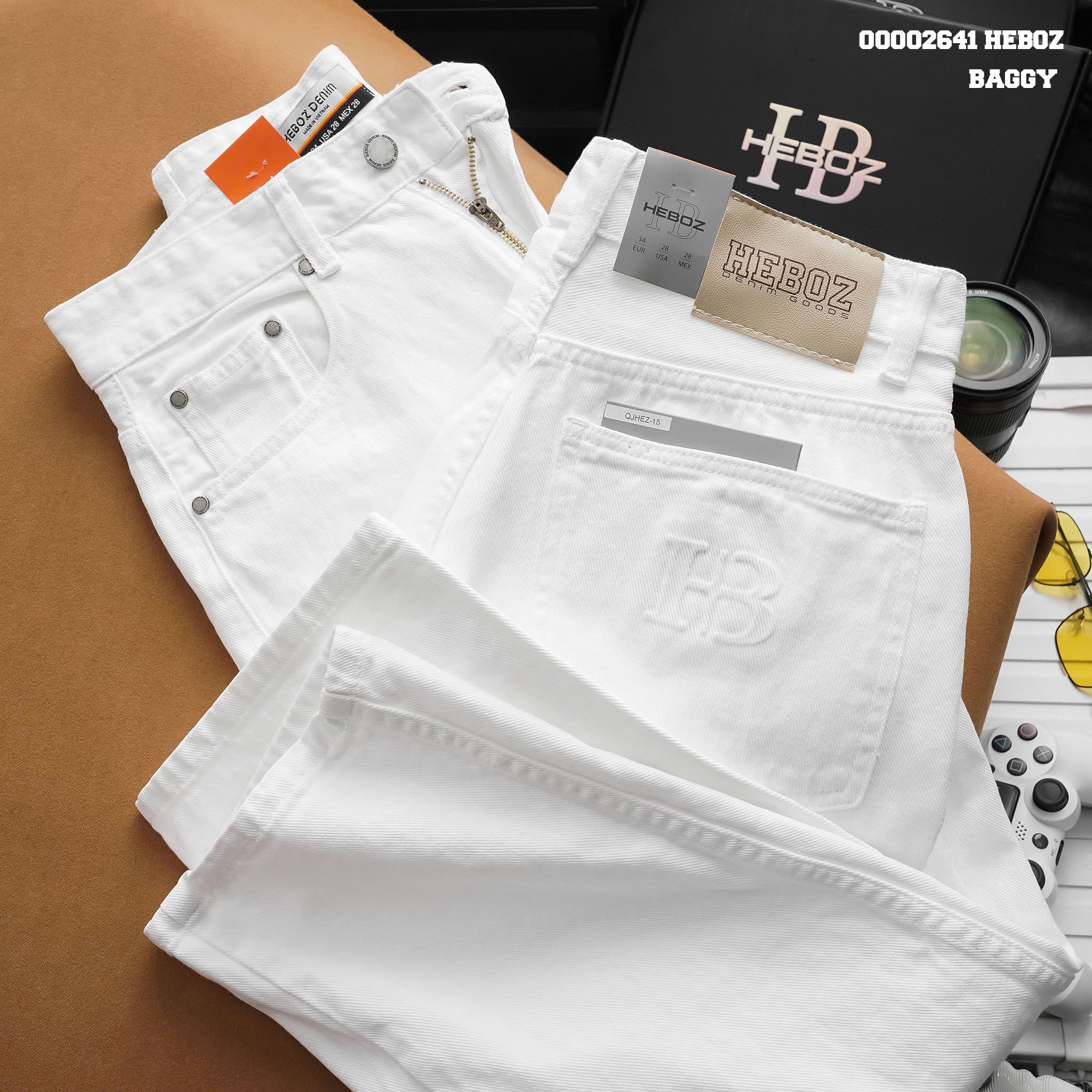 Quần jean nam Heboz dáng baggy D015 - 00002641