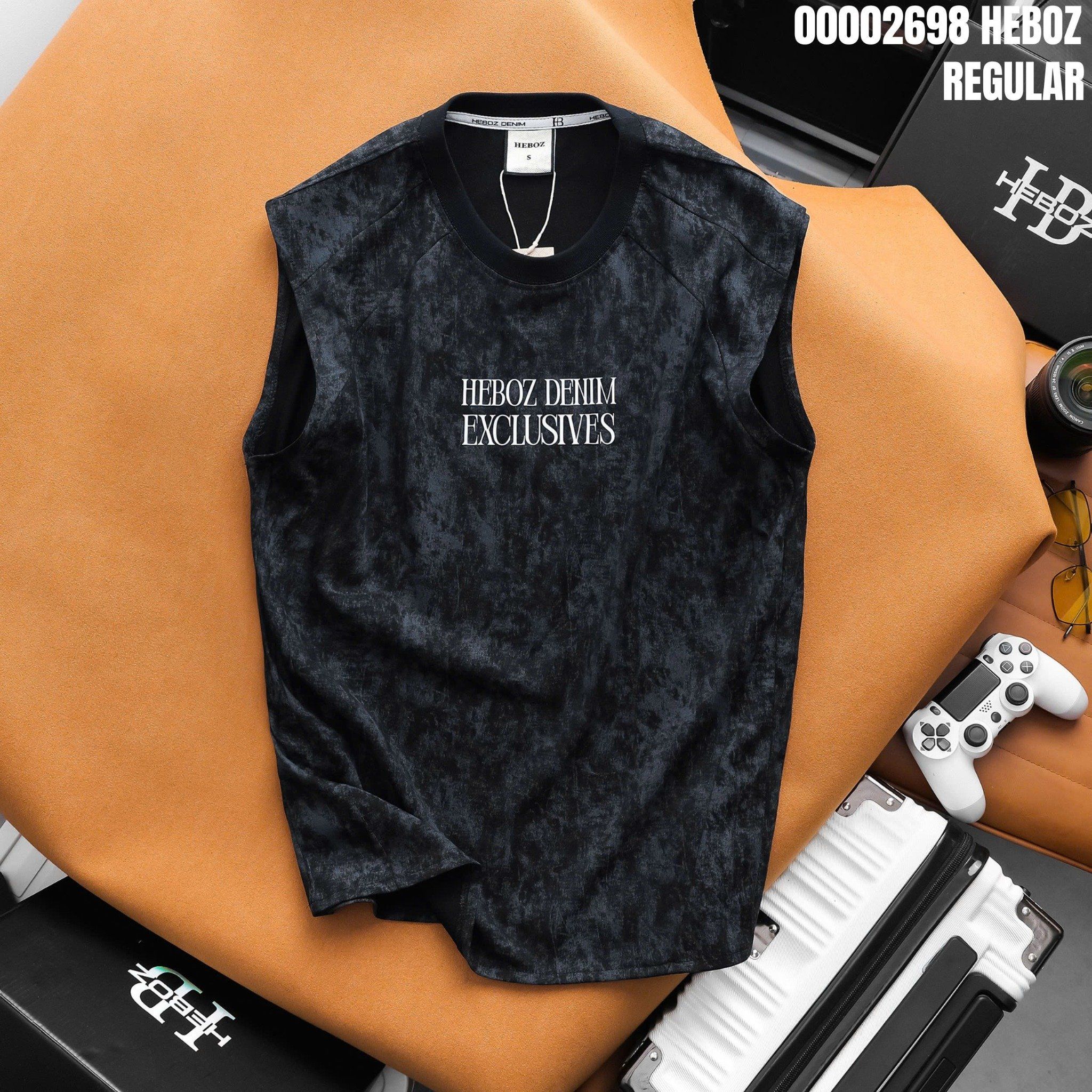 Áo thun nam Heboz tanktop wash exclusives 2M - 00002698