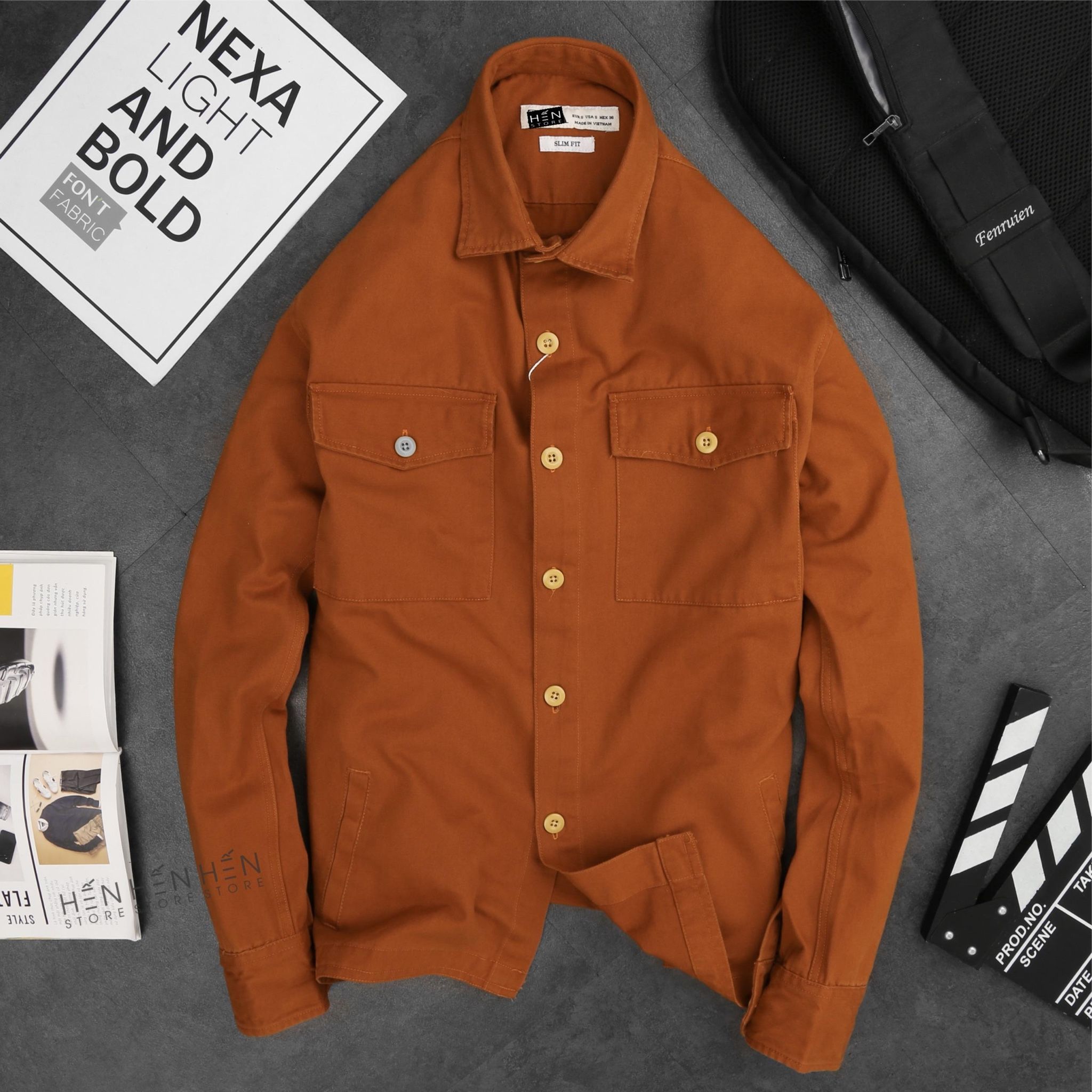 Áo Denim ZR 2 Túi 5M