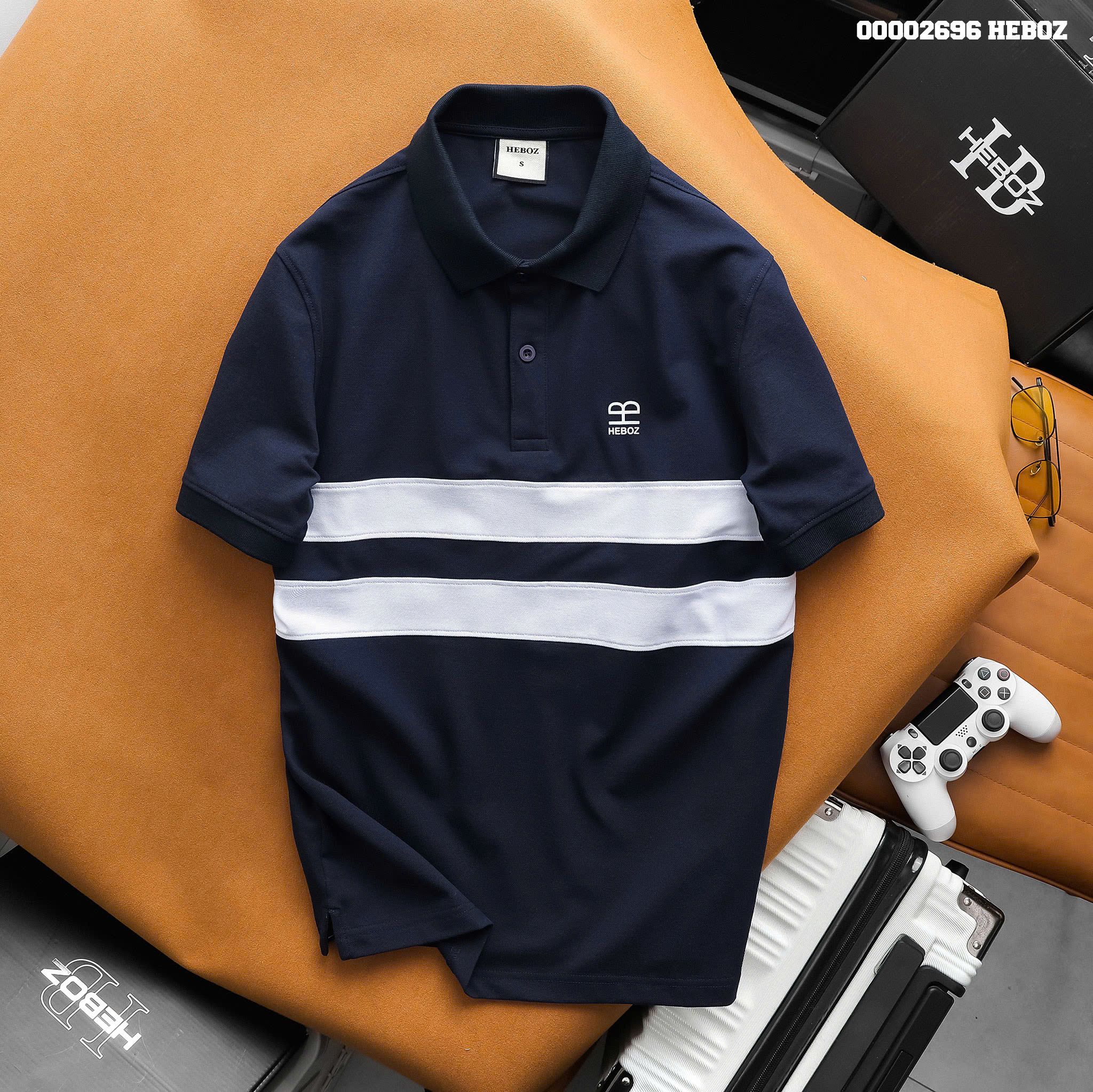 Áo polo nam Heboz stripped color 4M - 00002696