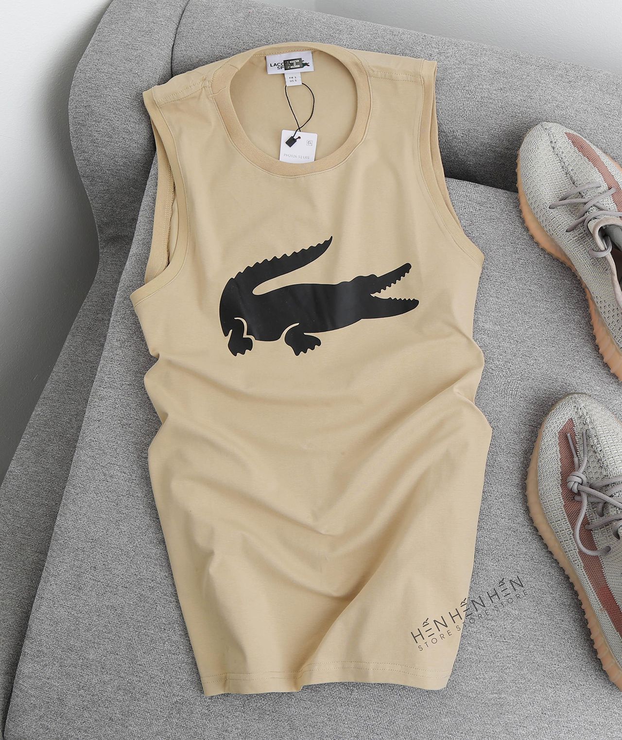 Áo tank top Lac.oste logo to 4M