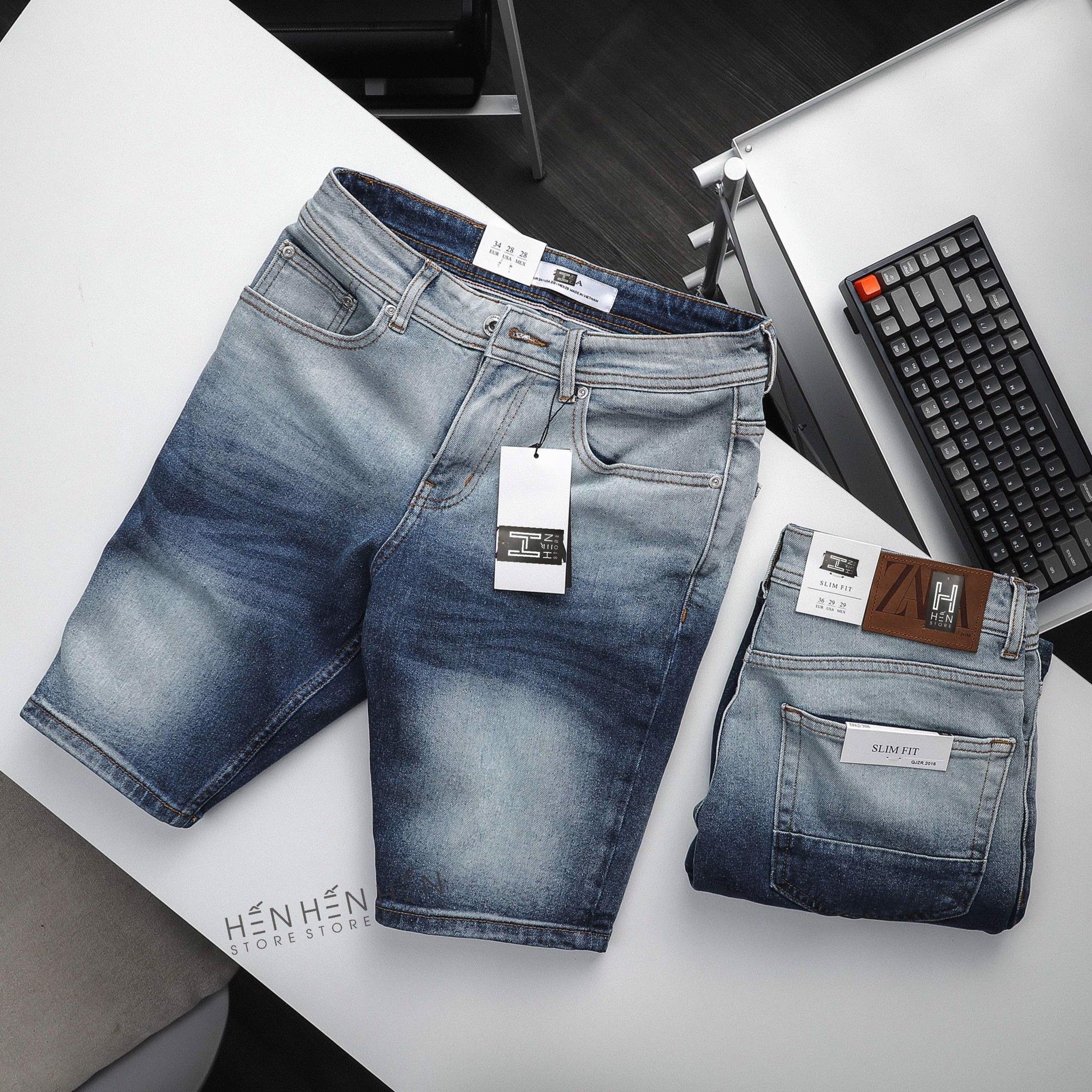 Quần short jean Za.ra wash 4M