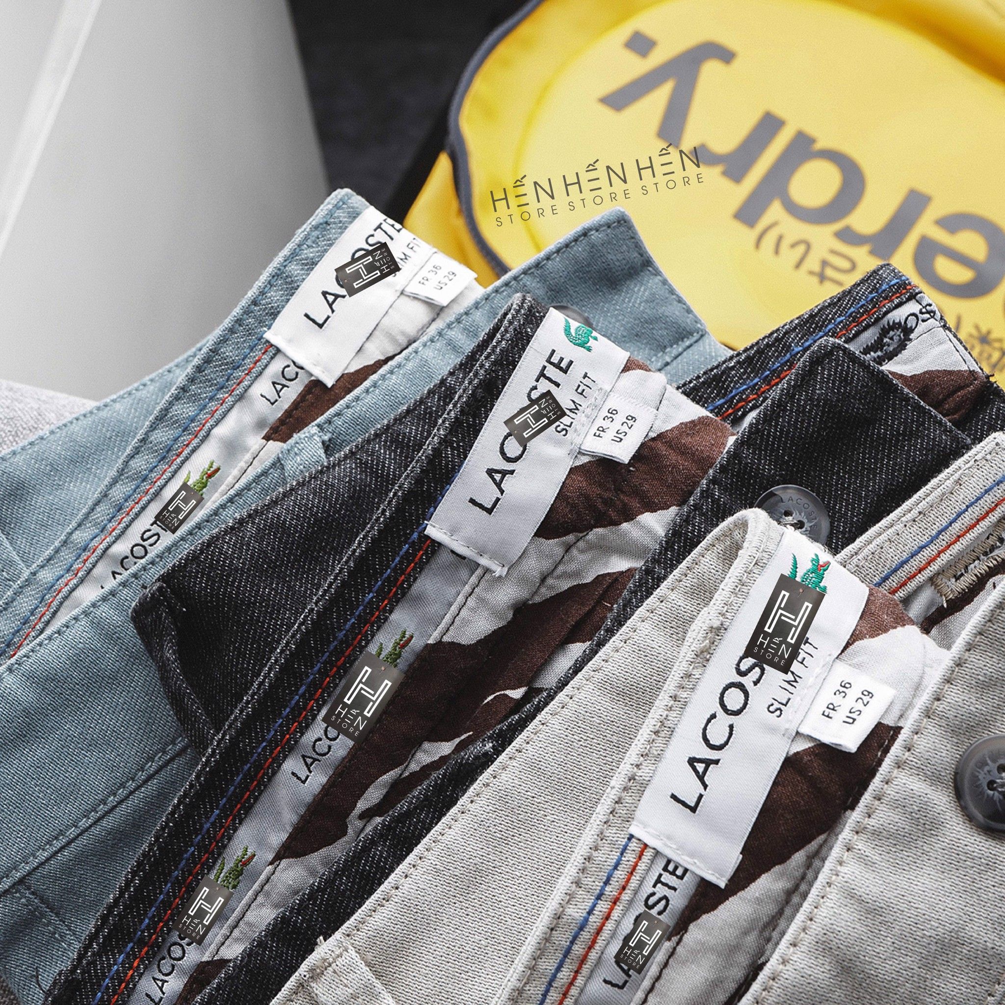 Quần short kaki Lacost.e 6M