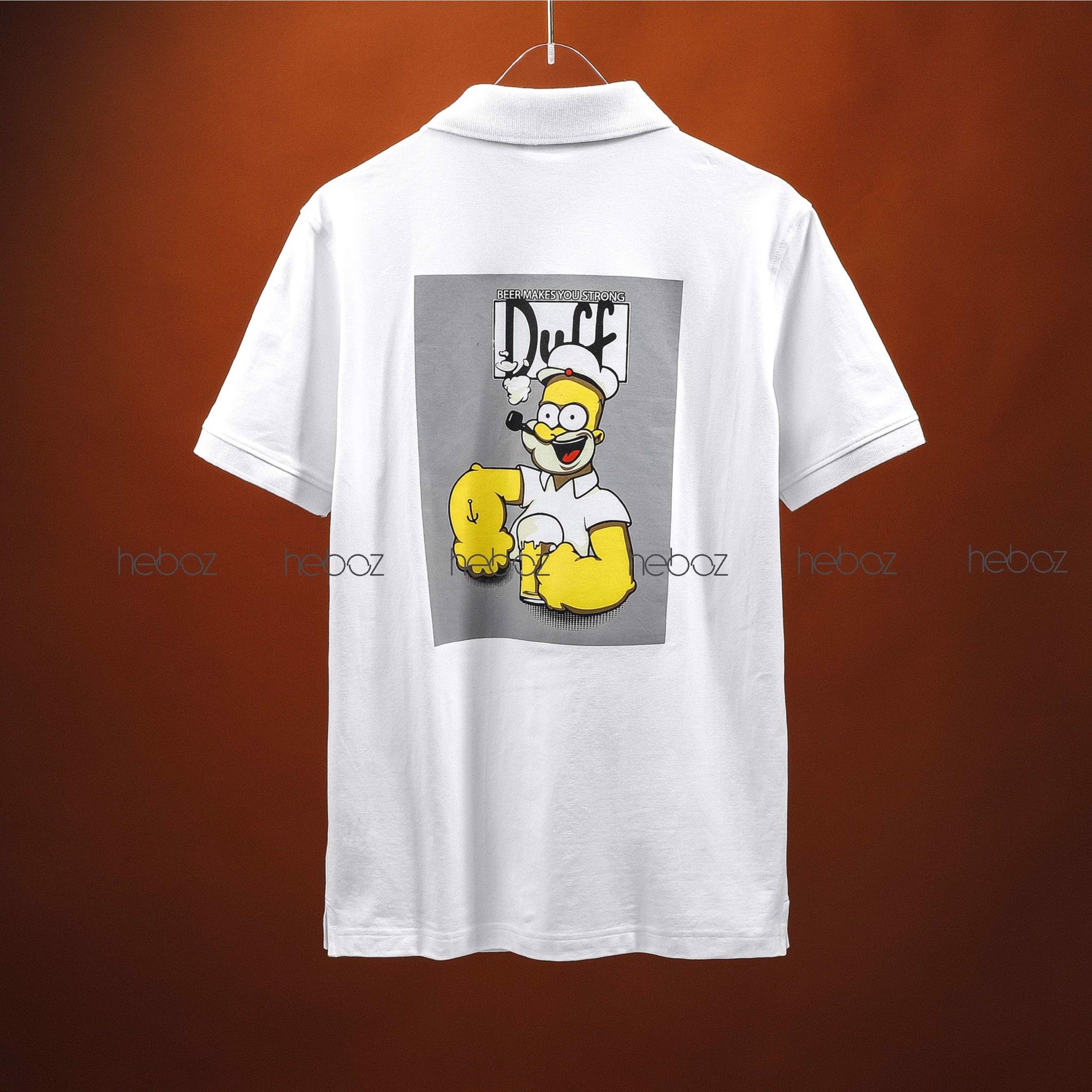 Áo polo Heboz hình Duff 2M