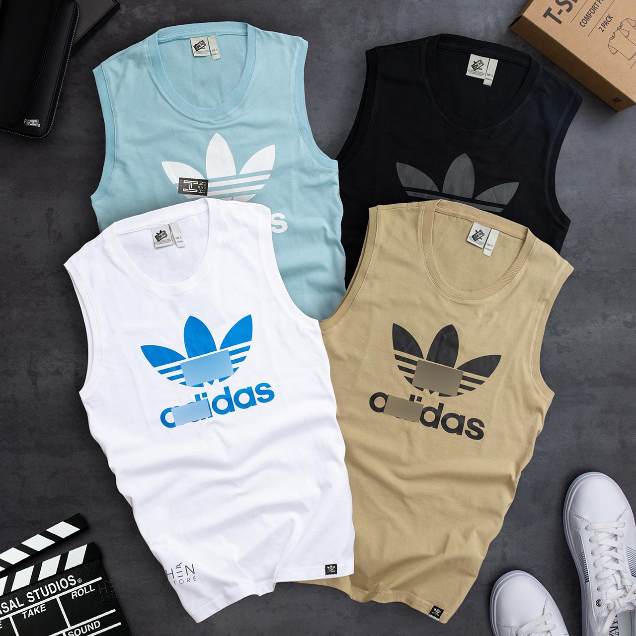 Áo tank top A.didas 4M